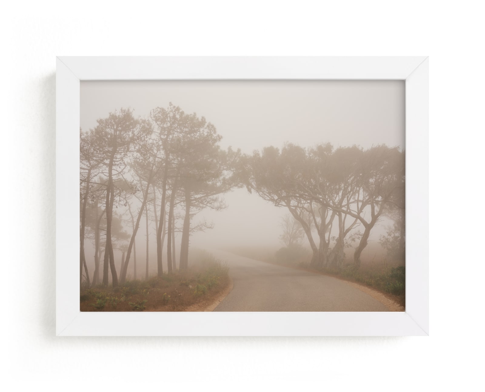 "Misty road" by Lena Erysheva in beautiful frame options and a variety of sizes.