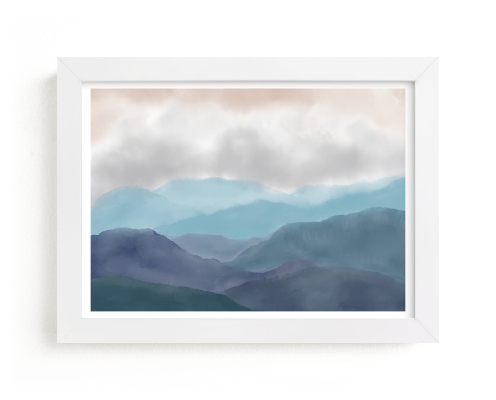 "Overcast" by Roopali in beautiful frame options and a variety of sizes.