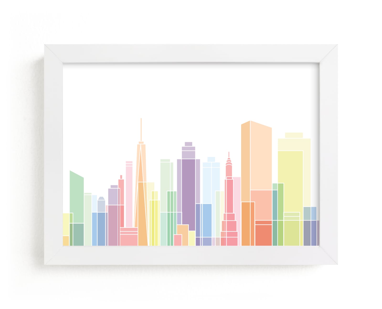 "New York Sky Lines" by Jessie Steury in beautiful frame options and a variety of sizes.