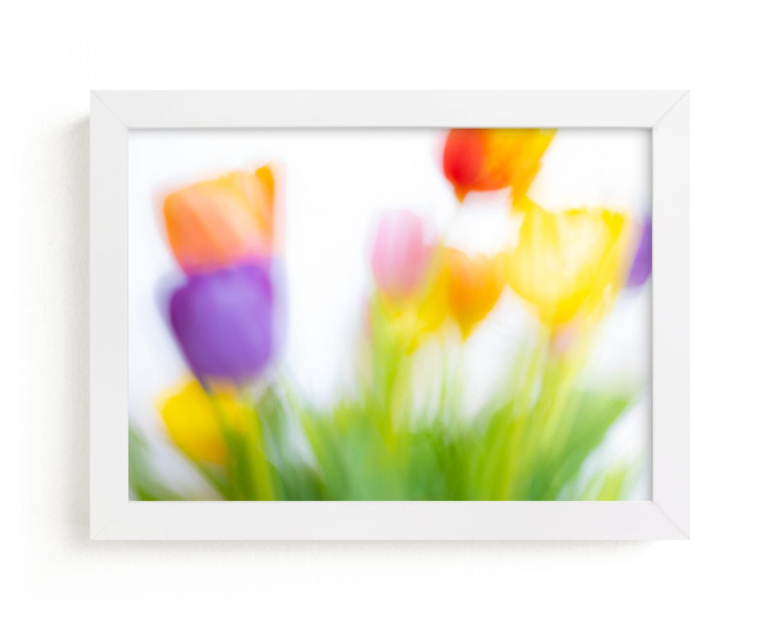 "Abstract Tulips 6" by Laura Hamm in beautiful frame options and a variety of sizes.