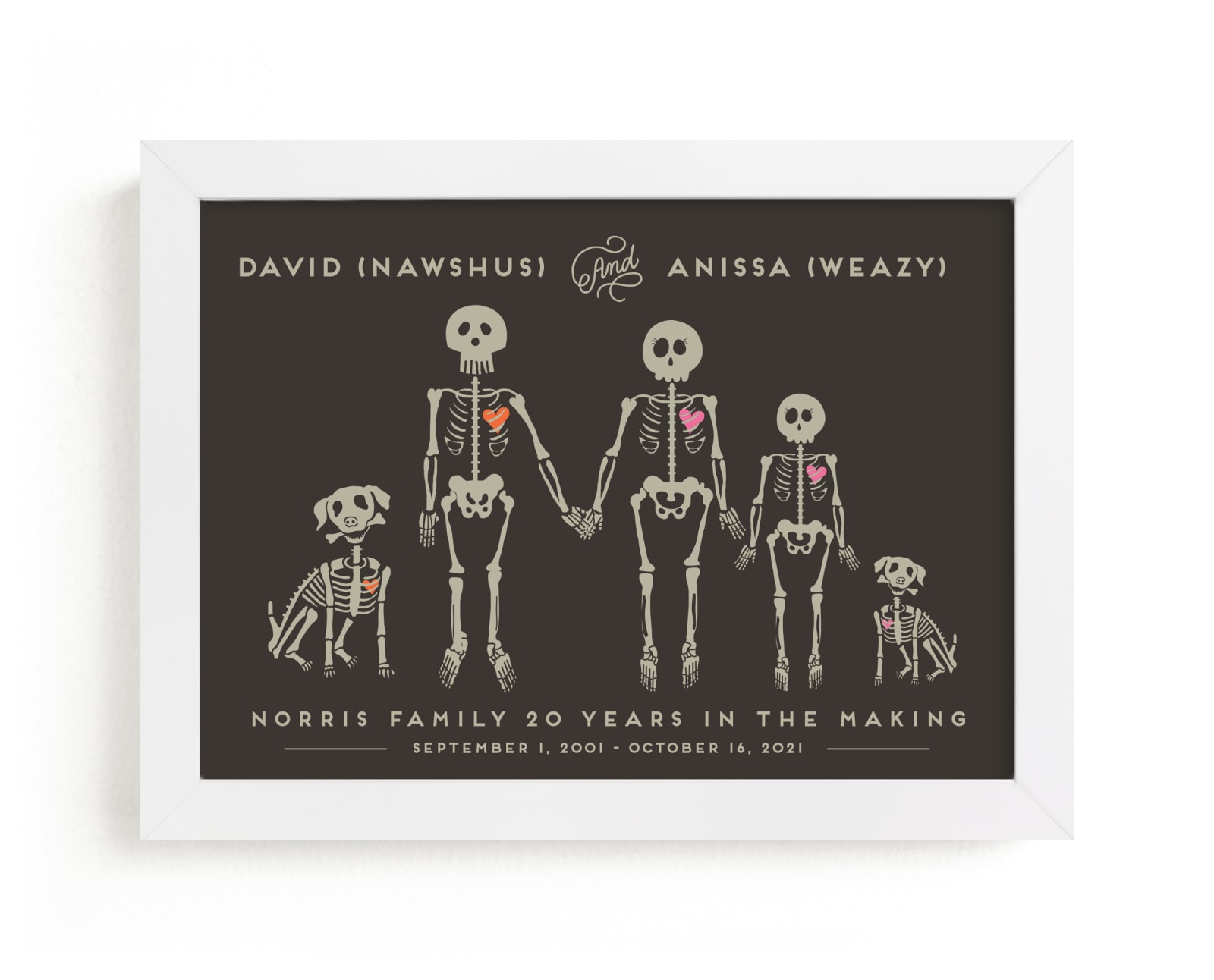 "Anissa Until Death Custom" by Katie Zimpel in beautiful frame options and a variety of sizes.