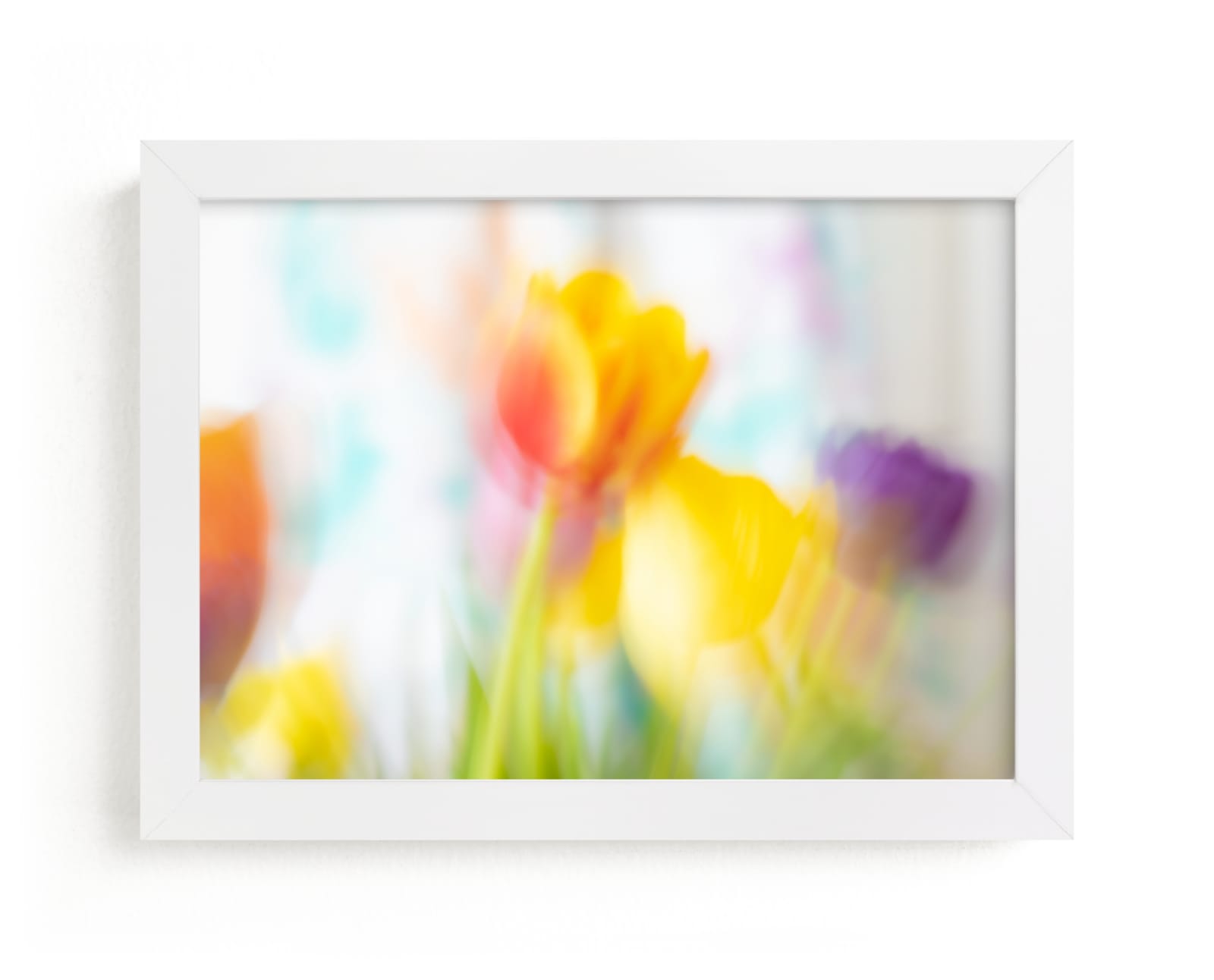 "Abstract Tulips 4" by Laura Hamm in beautiful frame options and a variety of sizes.