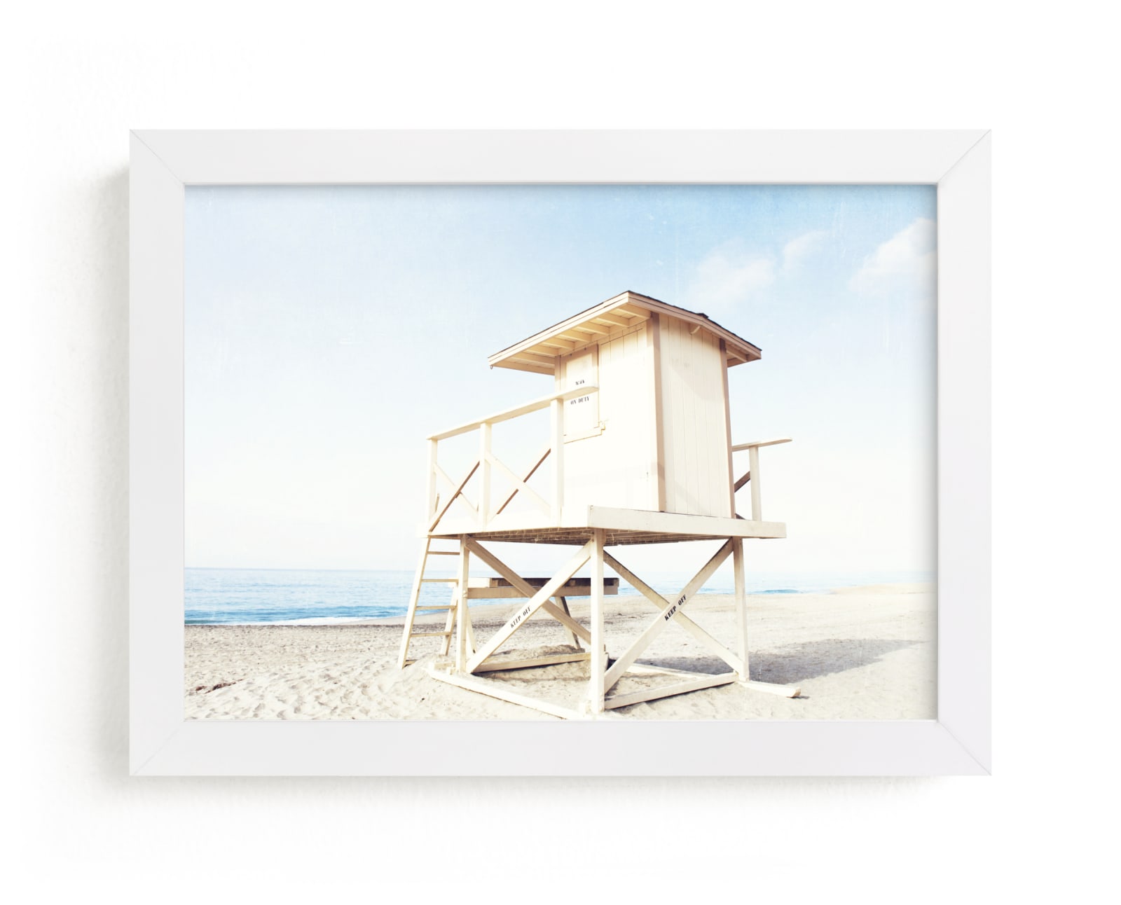 "Beach Tower" by Bree Madden in beautiful frame options and a variety of sizes.