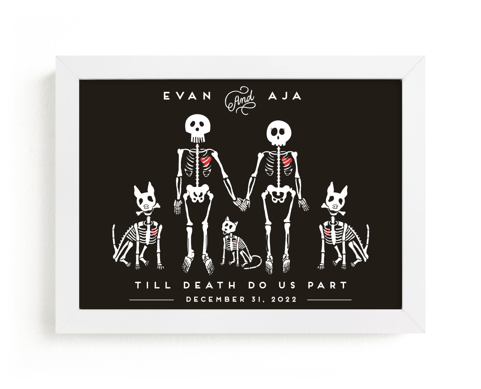 "Aja Until Death" by Katie Zimpel in beautiful frame options and a variety of sizes.