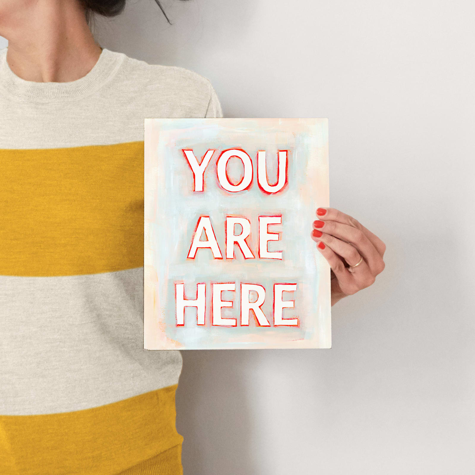 You are Here Wall Art Prints by Karyn Denten Minted