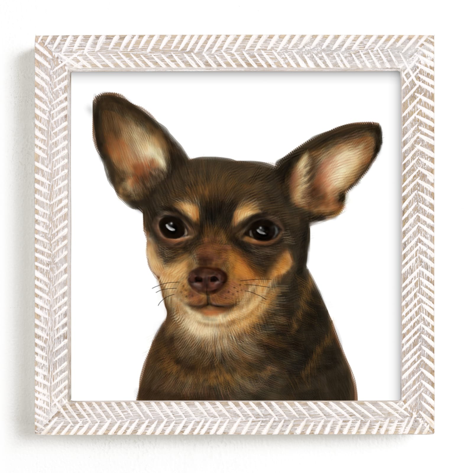 "Chihuahua" - Art Print by iamtanya in beautiful frame options and a variety of sizes.