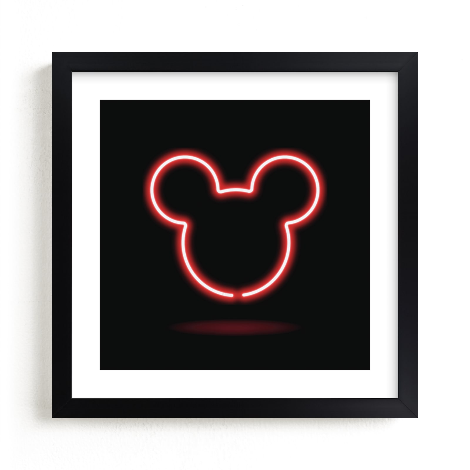 "Late Night Mickey Mouse" - Limited Edition Art Print by Kennedi Shaw in beautiful frame options and a variety of sizes.