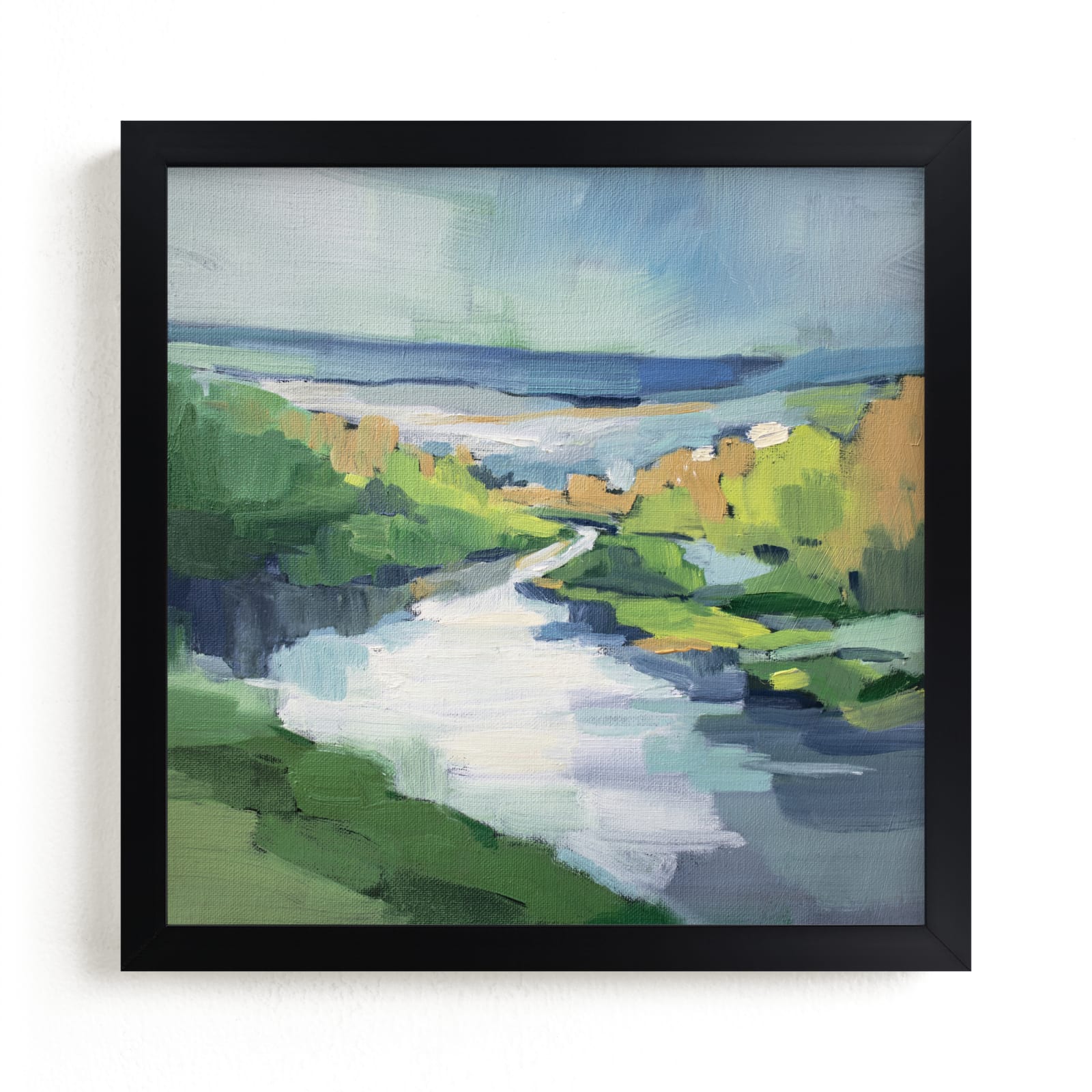 "River Flow" - Limited Edition Art Print by Alysia Quisenberry in beautiful frame options and a variety of sizes.