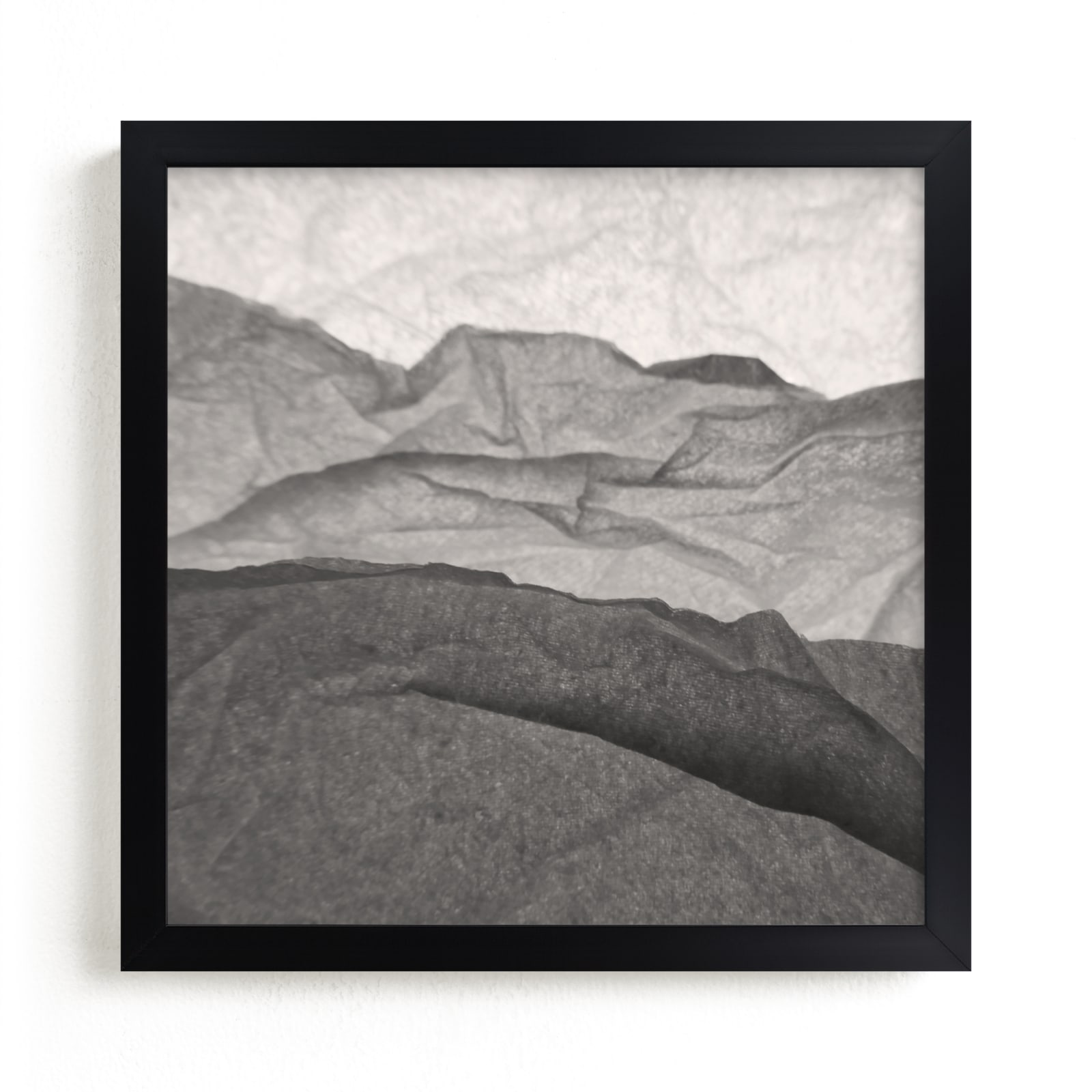 "Paper Napkin Panorama III" - Limited Edition Art Print by Shannon Kohn in beautiful frame options and a variety of sizes.