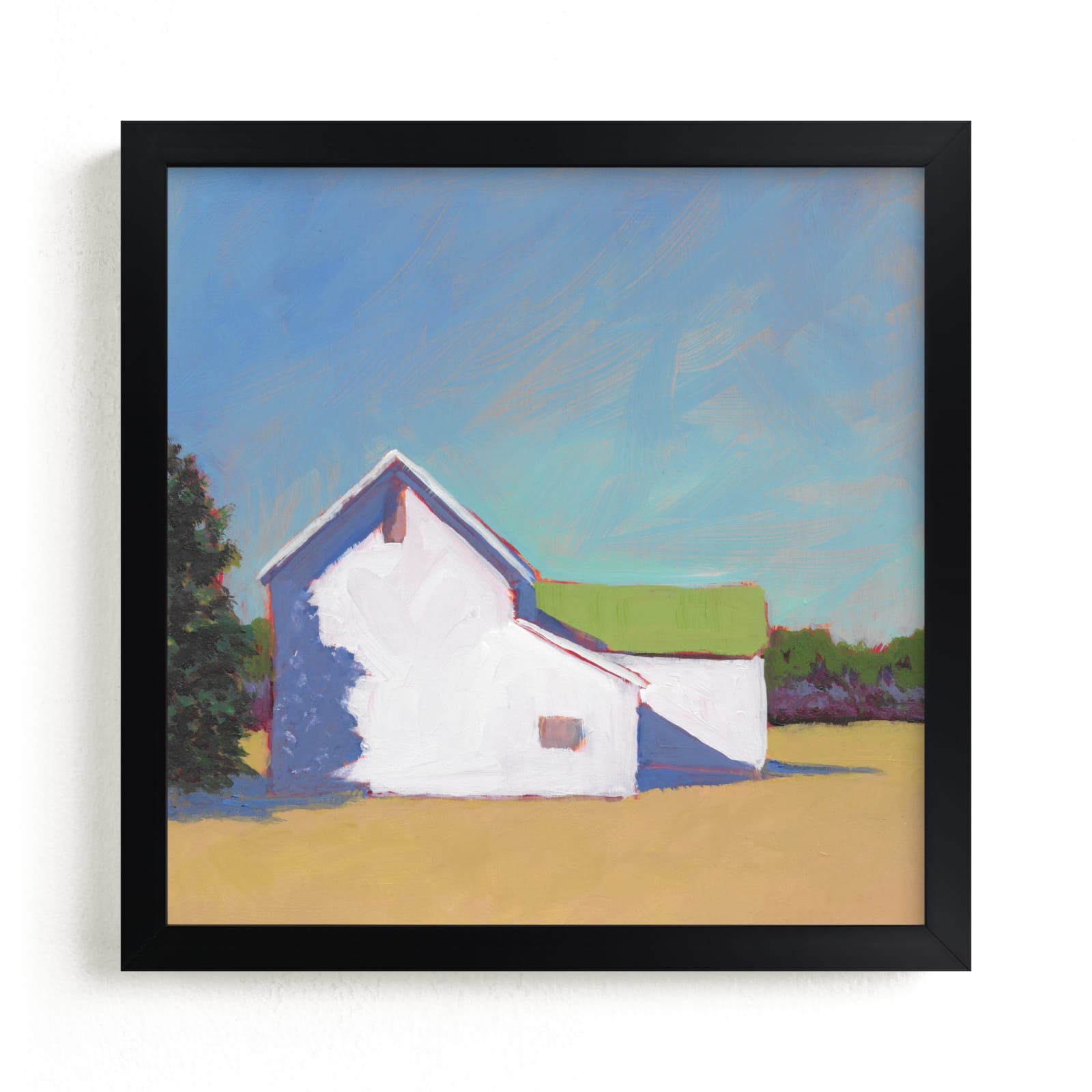 "Main Road Barn" - Limited Edition Art Print by Carol C. Young in beautiful frame options and a variety of sizes.