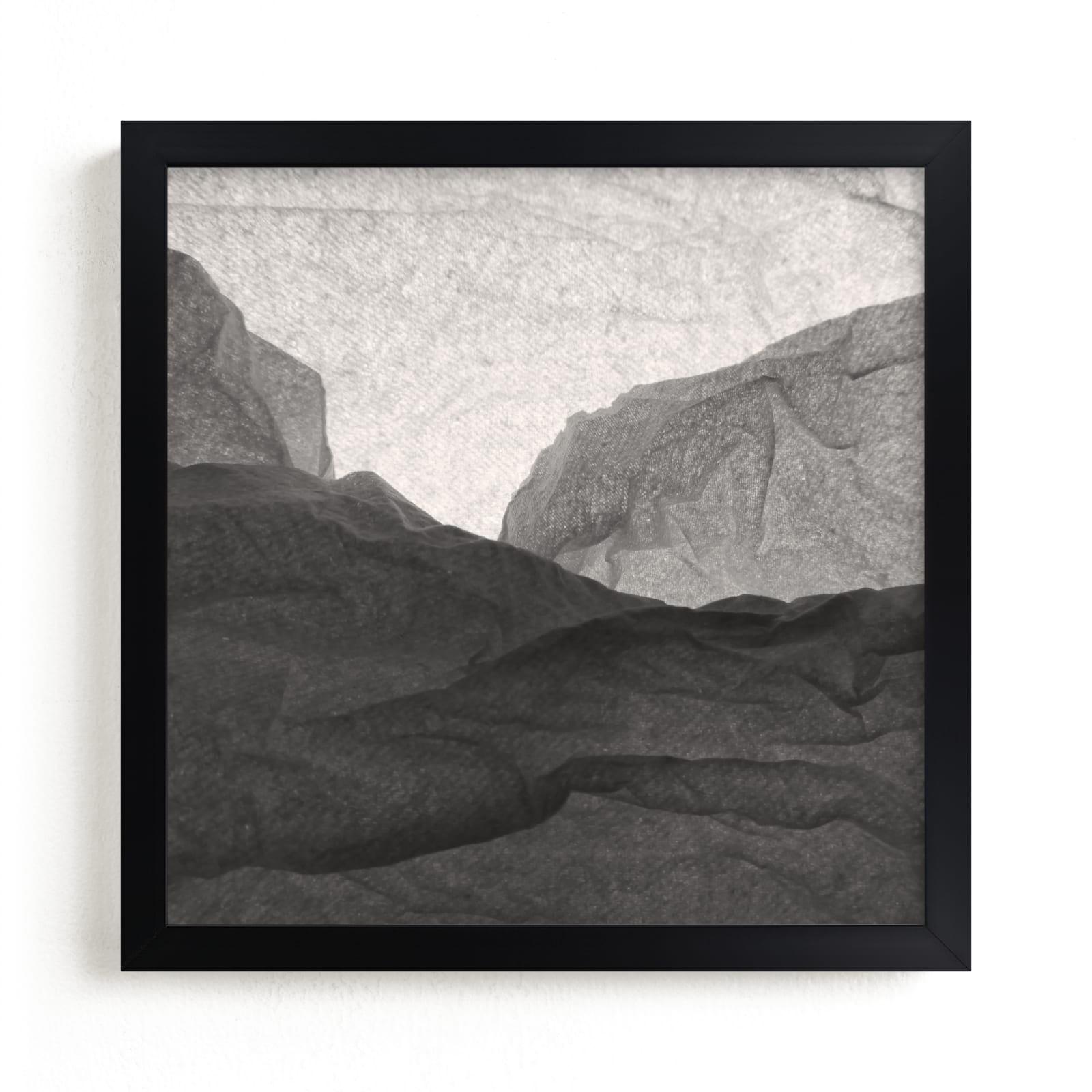 "Paper Napkin Panorama I" - Limited Edition Art Print by Shannon Kohn in beautiful frame options and a variety of sizes.