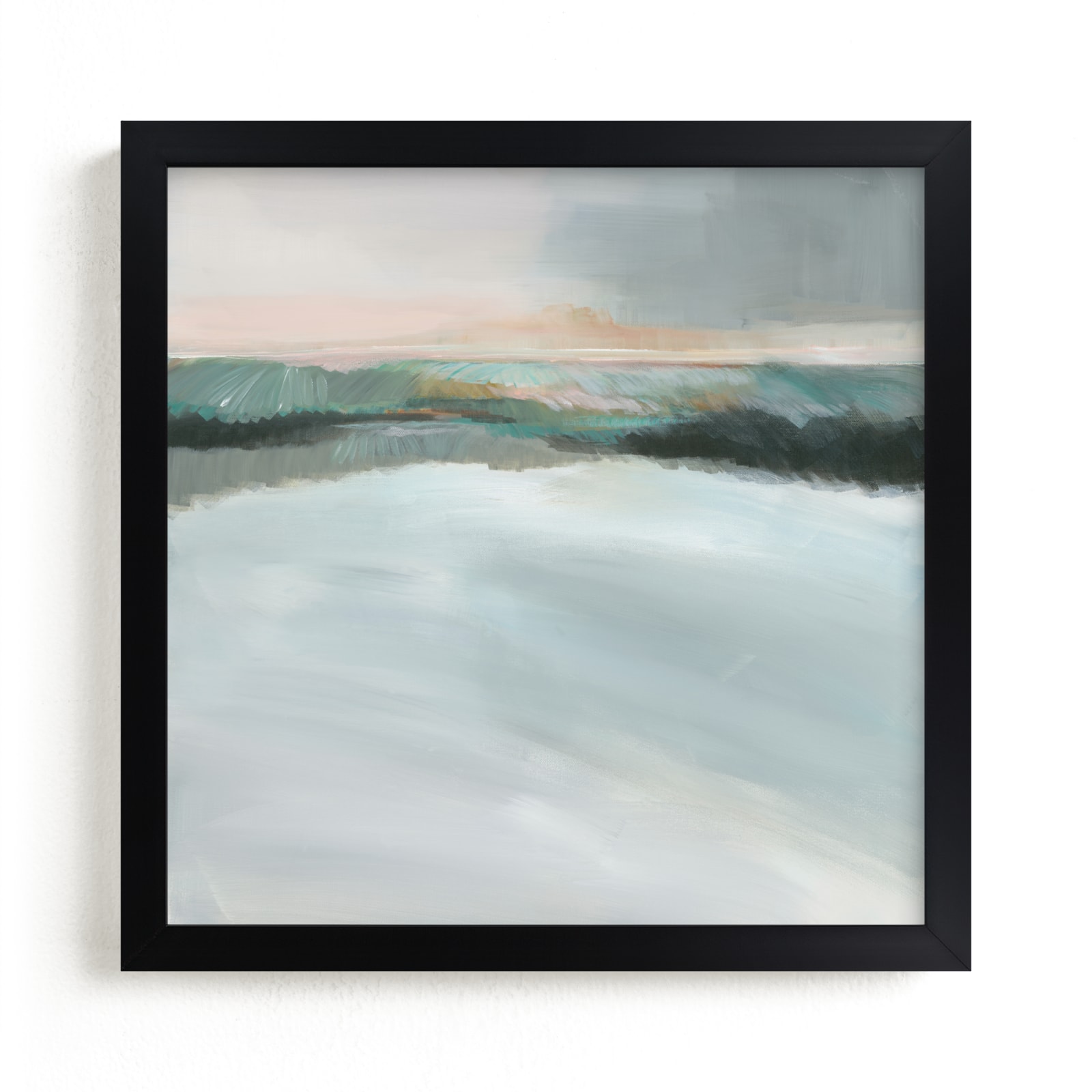 "Sage Beach" - Limited Edition Art Print by AlisonJerry in beautiful frame options and a variety of sizes.