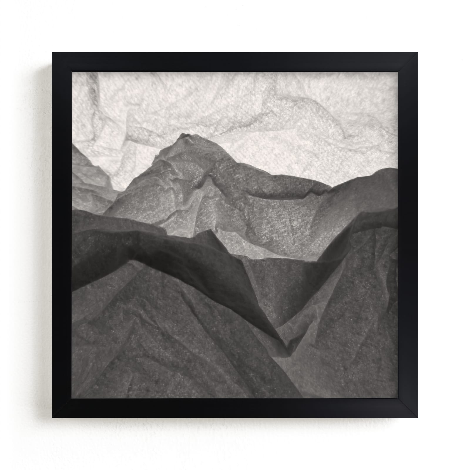 "Paper Napkin Panorama II" - Limited Edition Art Print by Shannon Kohn in beautiful frame options and a variety of sizes.