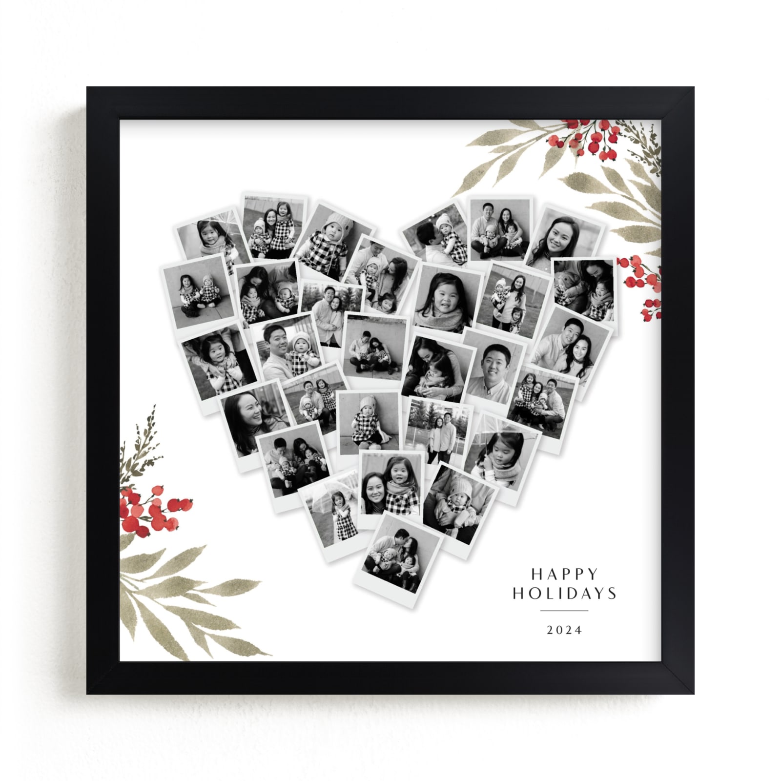 "Holiday Heart Snapshot Mix®" - Custom Photo Art by Multiple Artists in beautiful frame options and a variety of sizes.