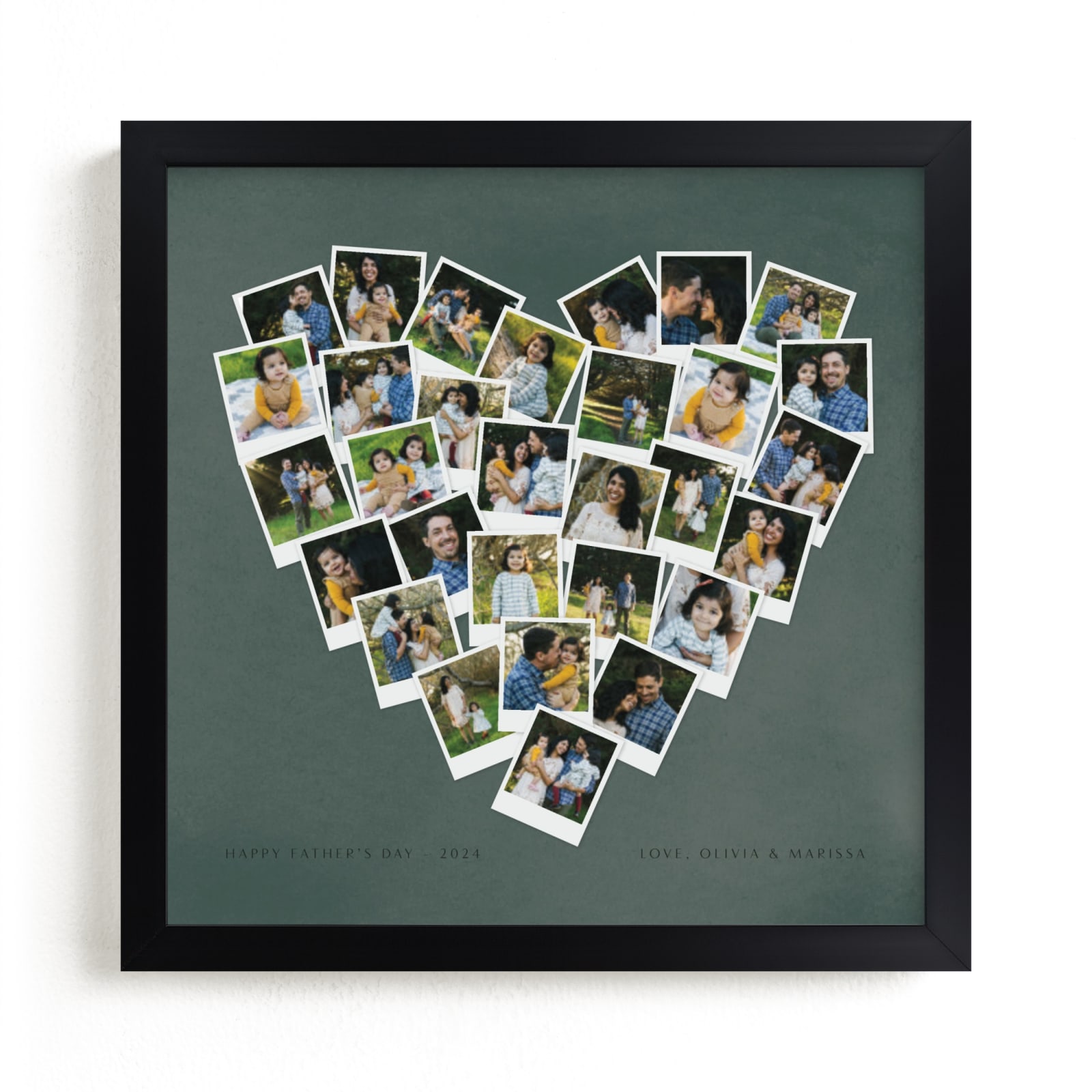 "Best Buddies Heart Snapshot Mix® " - Custom Photo Art by Minted in beautiful frame options and a variety of sizes.