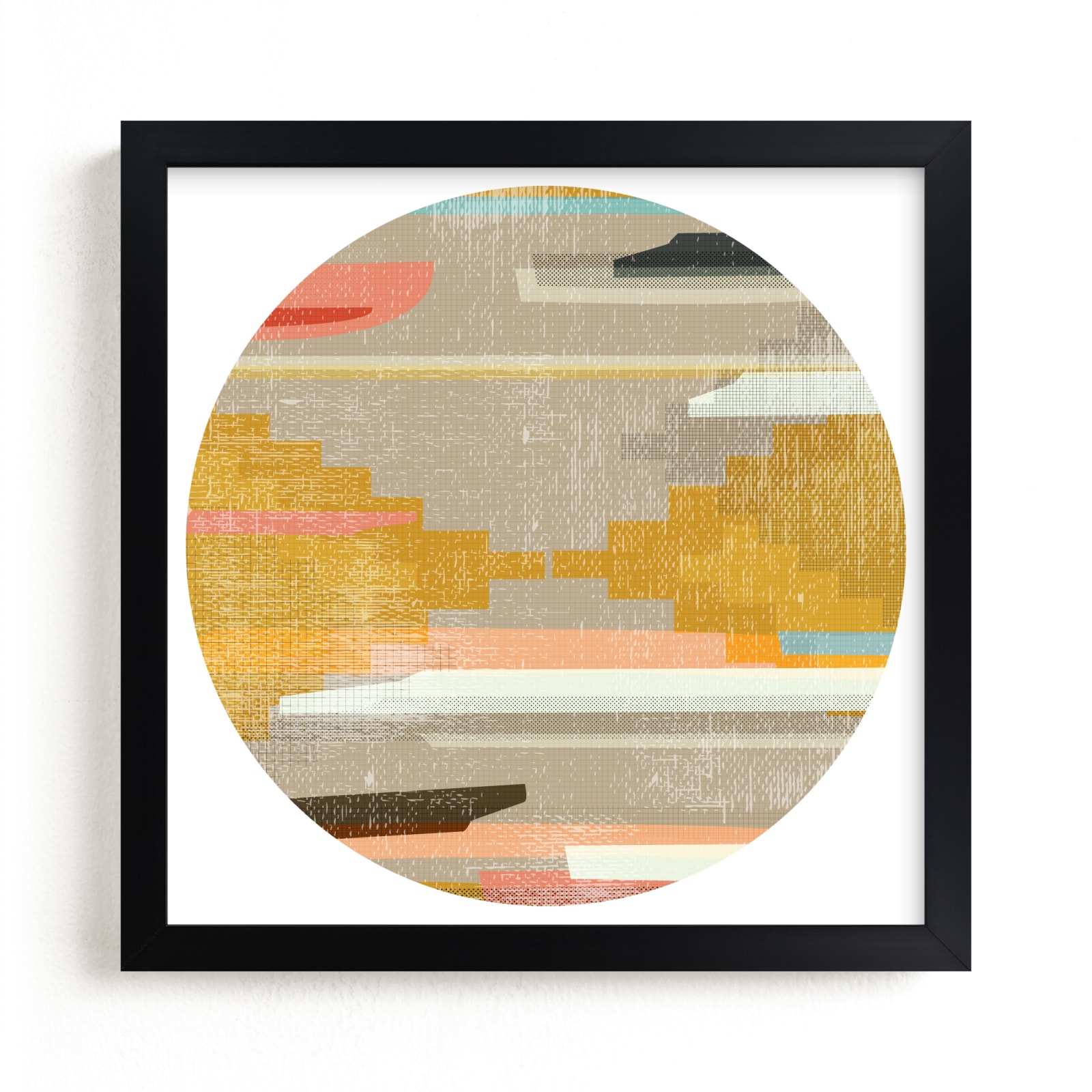 "Woven Pieces 1" - Limited Edition Art Print by Kate Capone in beautiful frame options and a variety of sizes.