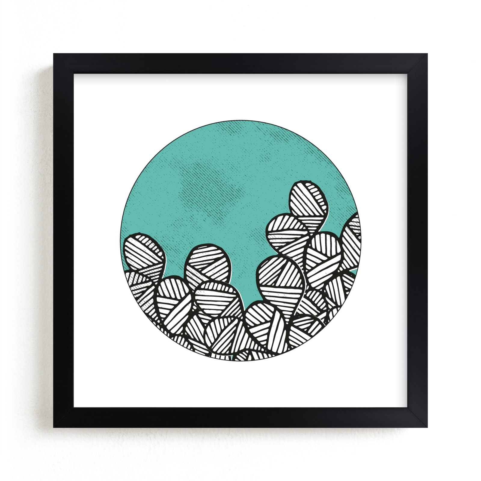 "Patterned Cactus" - Limited Edition Art Print by Maria Hilas-Louie in beautiful frame options and a variety of sizes.