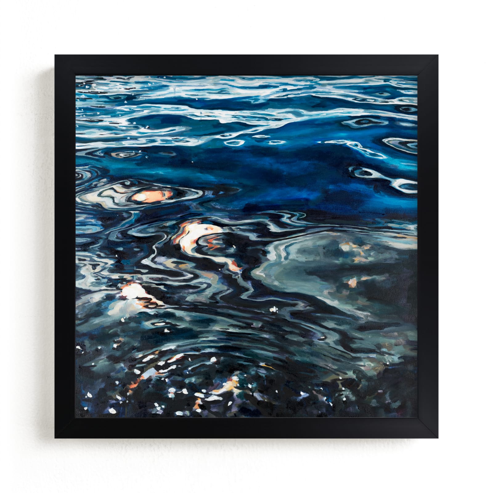 "Silver Sea" - Limited Edition Art Print by Kelly Johnston in beautiful frame options and a variety of sizes.