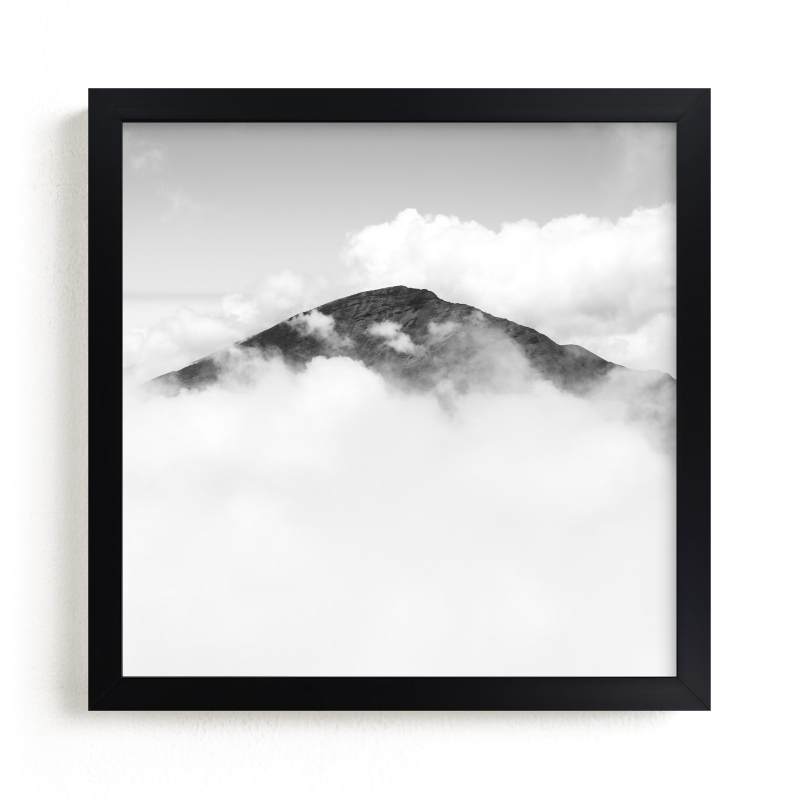 "Volcano Hidden in the Clouds 3" - Limited Edition Art Print by Mary Ann Glynn-Tusa in beautiful frame options and a variety of sizes.