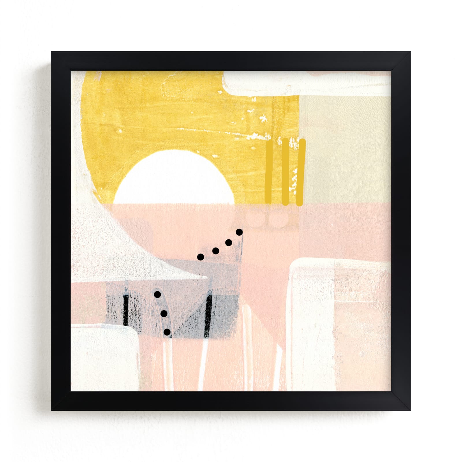 "Sunny and dots I" - Open Edition Fine Art Print by Jaqui Falkenheim in beautiful frame options and a variety of sizes.