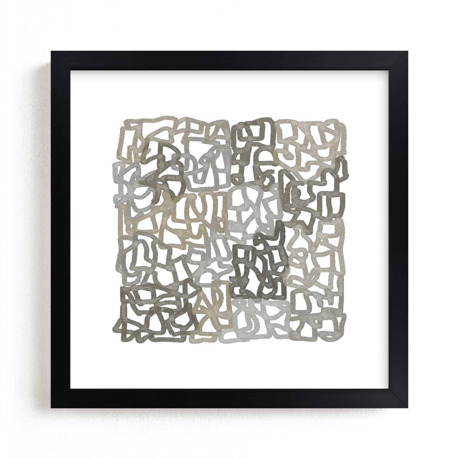 "Earthy Abstract" - Grownup Open Edition Non-custom Art Print by Tanya Lee Design in beautiful frame options and a variety of sizes.