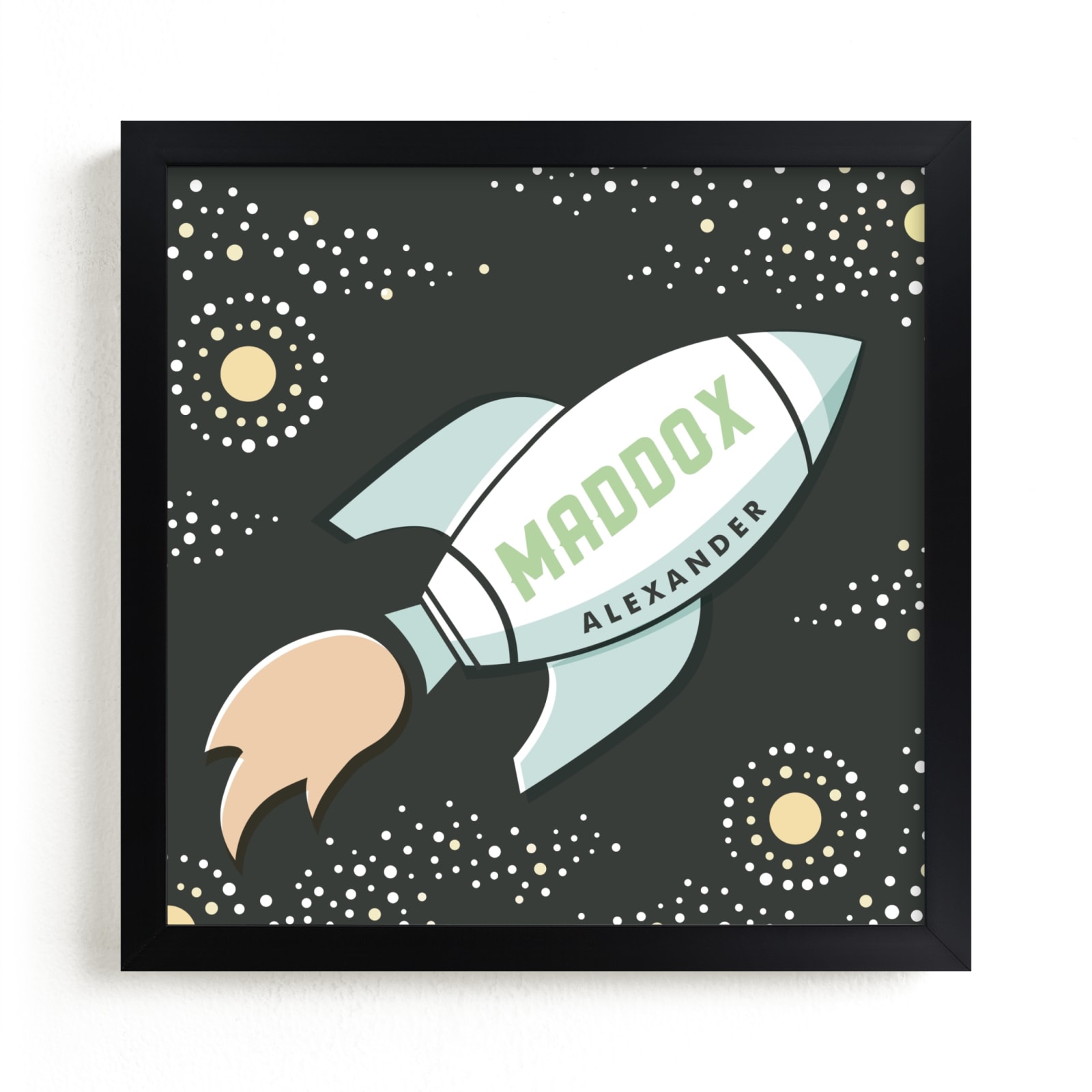 "Out of This World" - Children's Custom Art Print by Jessie Steury in beautiful frame options and a variety of sizes.