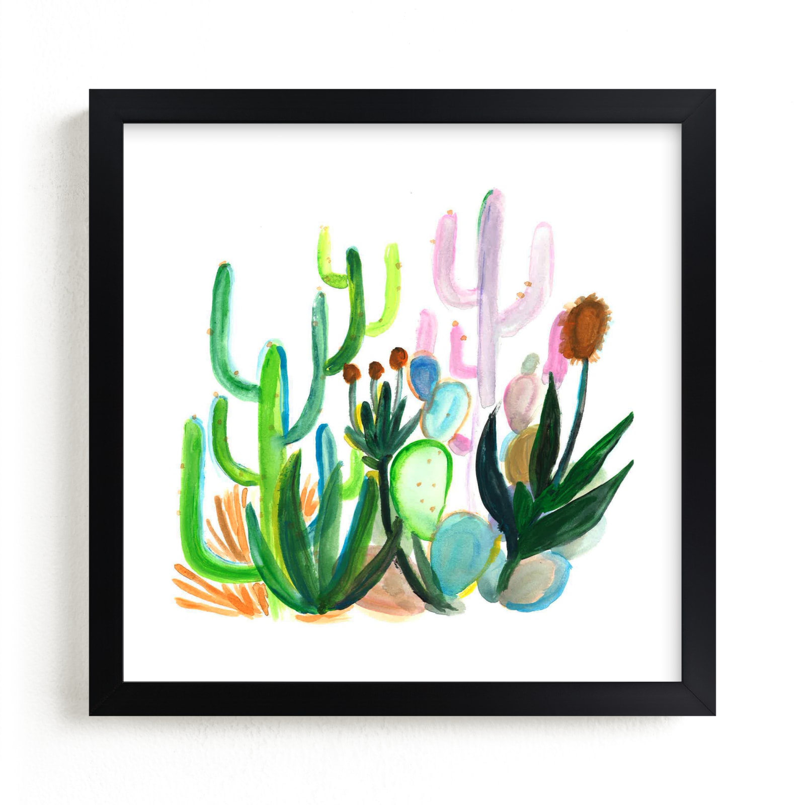 "Desert Jungle" - Limited Edition Art Print by Holly Royval in beautiful frame options and a variety of sizes.