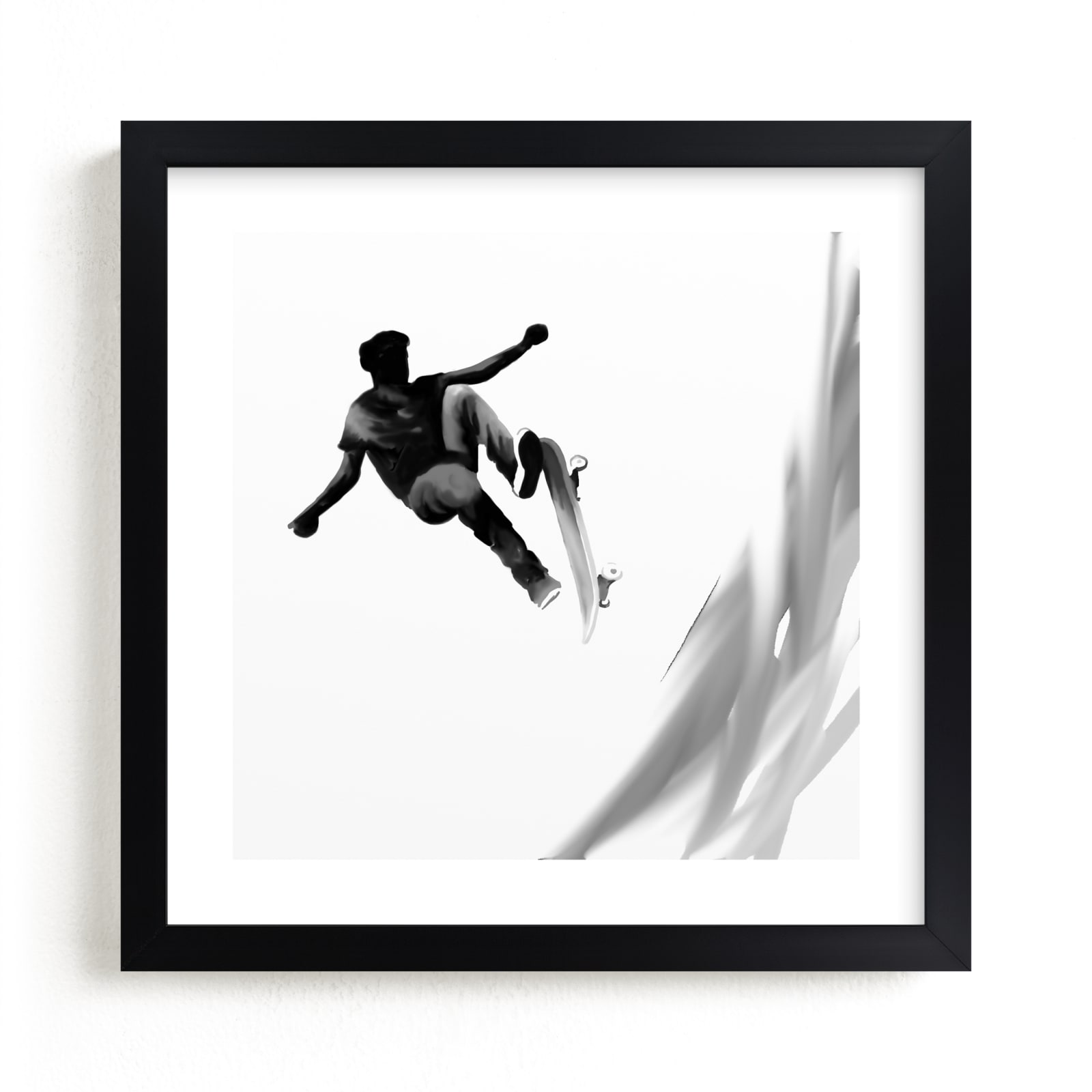 "Skate 2" - Limited Edition Art Print by Amy Hall in beautiful frame options and a variety of sizes.
