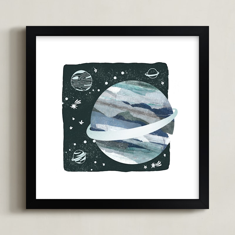 "Space Doodle" by Megan Cash in beautiful frame options and a variety of sizes.