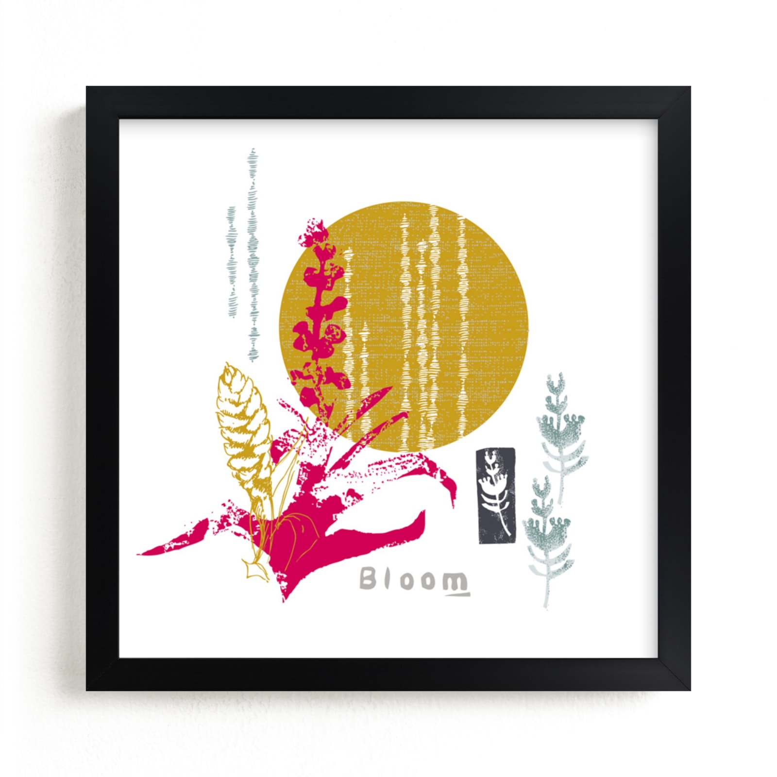 "Essential Garden: Bloom" - Art Print by Eva Marion in beautiful frame options and a variety of sizes.