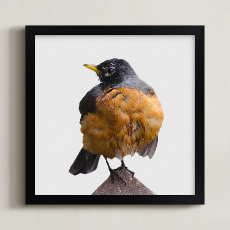 "Wet Bird" - Art Print by Johanna Phillips Huuva in beautiful frame options and a variety of sizes.