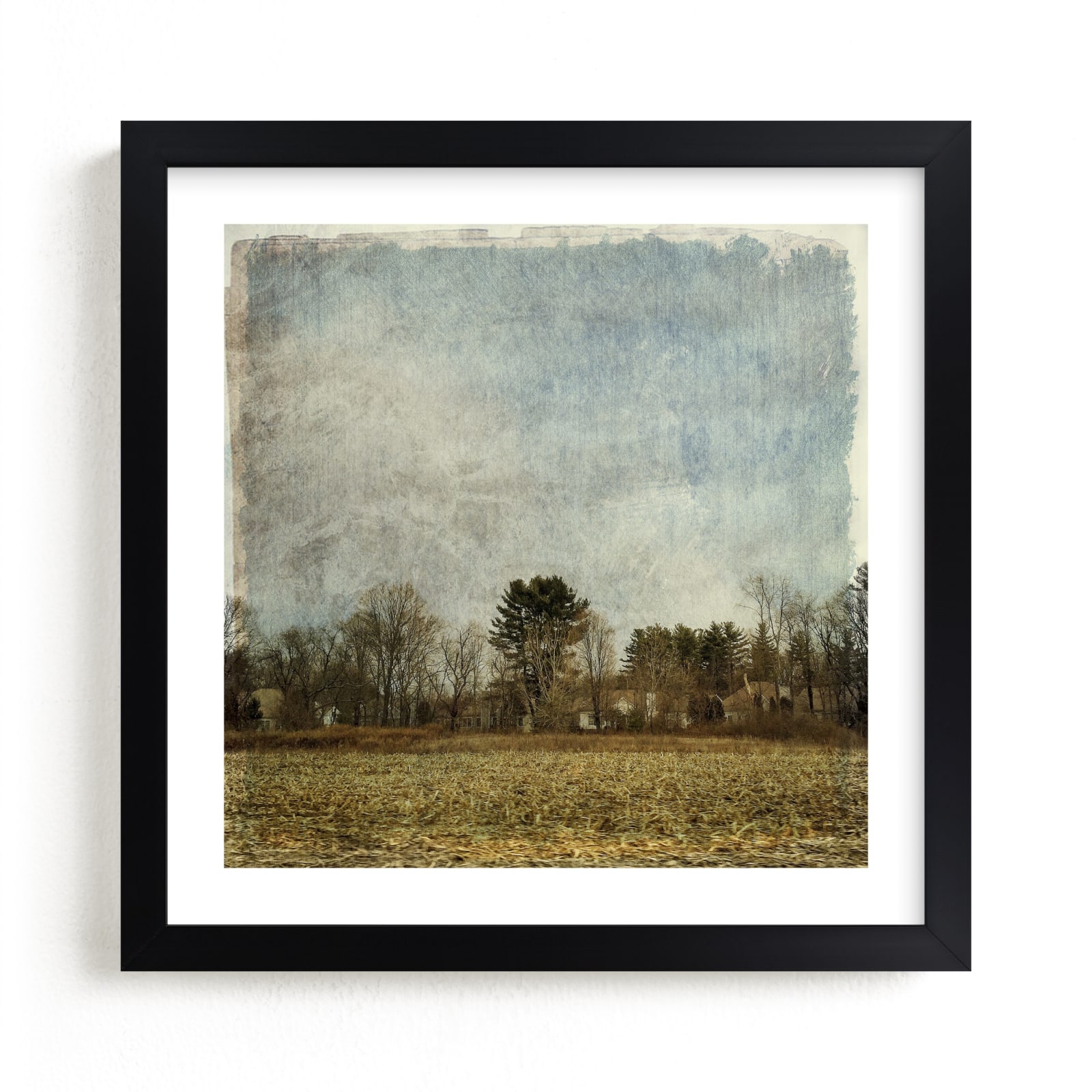 "Cornfield on Farmington Avenue" - Art Print by Andy Mars in beautiful frame options and a variety of sizes.