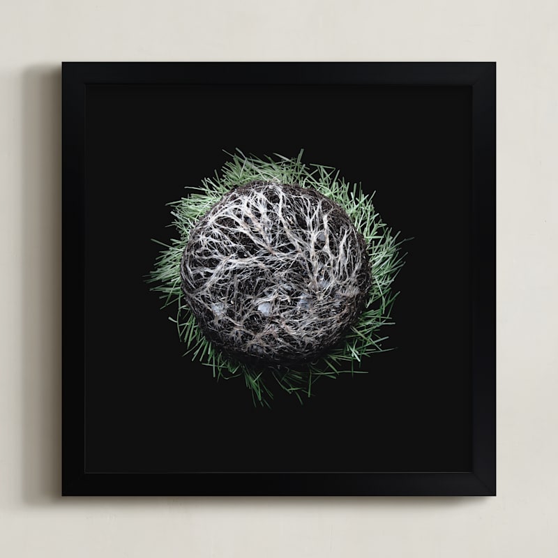 "The Space We Are Given" - Art Print in Pale Grass by Elky Ink - Framed