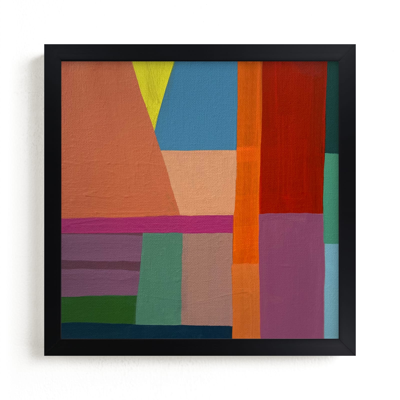 "Shape of Memory: Desert Sunrise" by Poppy Dodge in beautiful frame options and a variety of sizes.