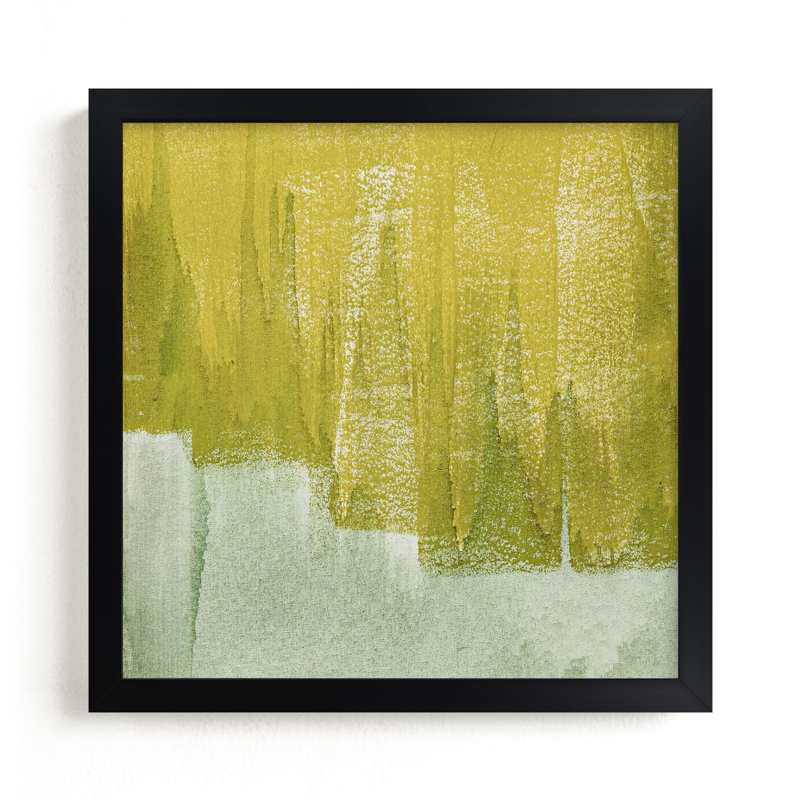 "Lakeside Conifers by Stacy Kron" by Stacy Kron in beautiful frame options and a variety of sizes.