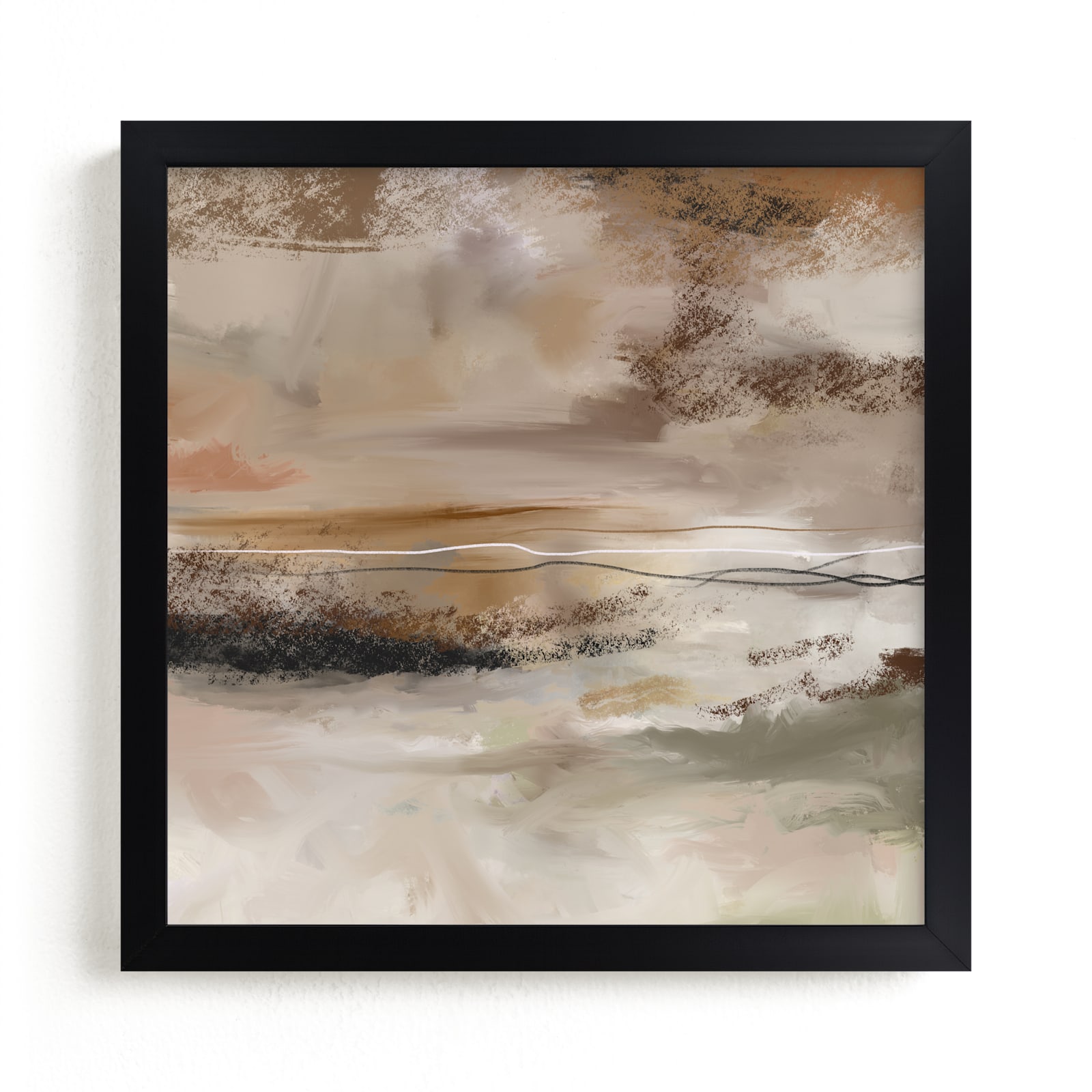"Affinities in Tea and Coffee II" by Danushka Abeygoda in beautiful frame options and a variety of sizes.