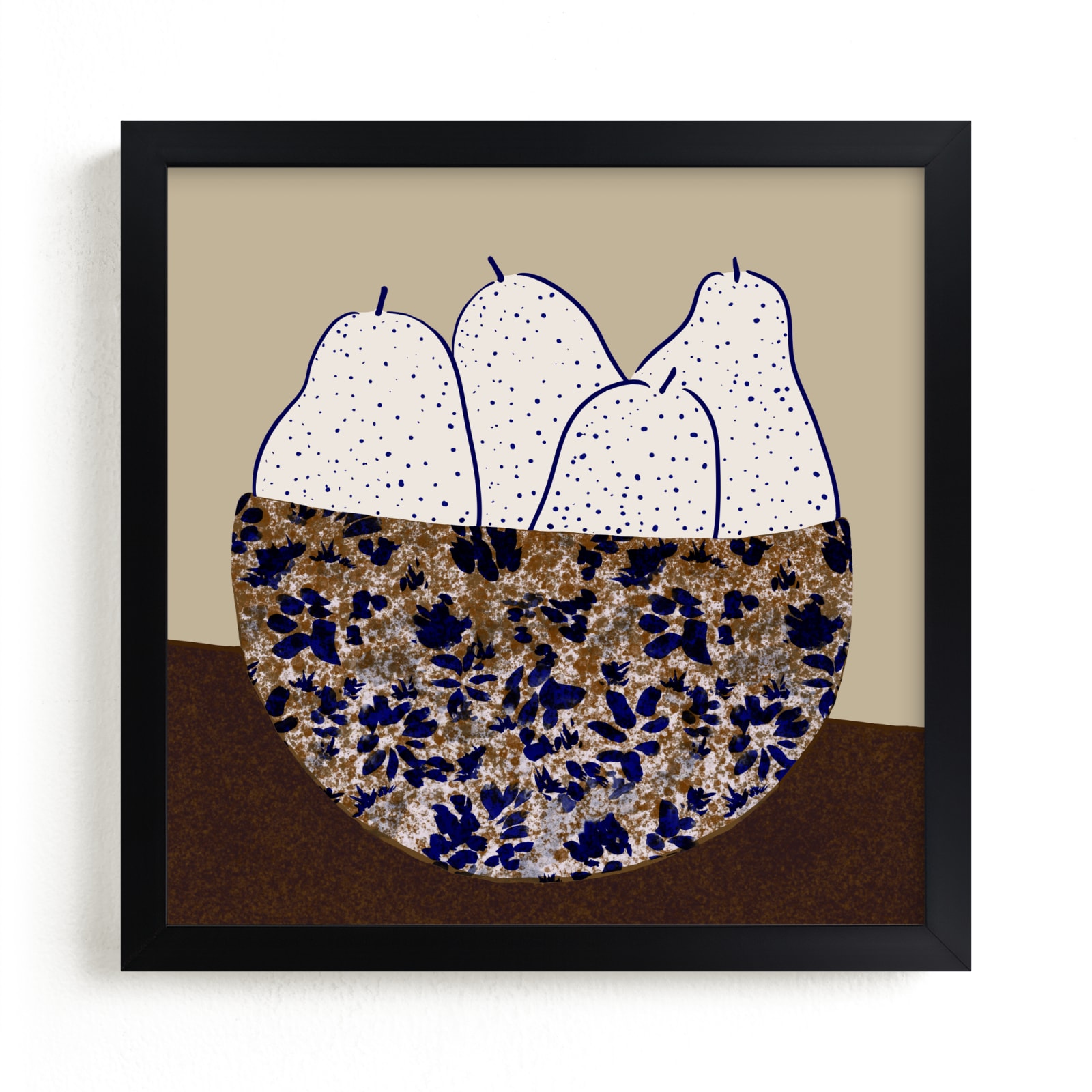 "Pear Bowl" by Danushka Abeygoda in beautiful frame options and a variety of sizes.