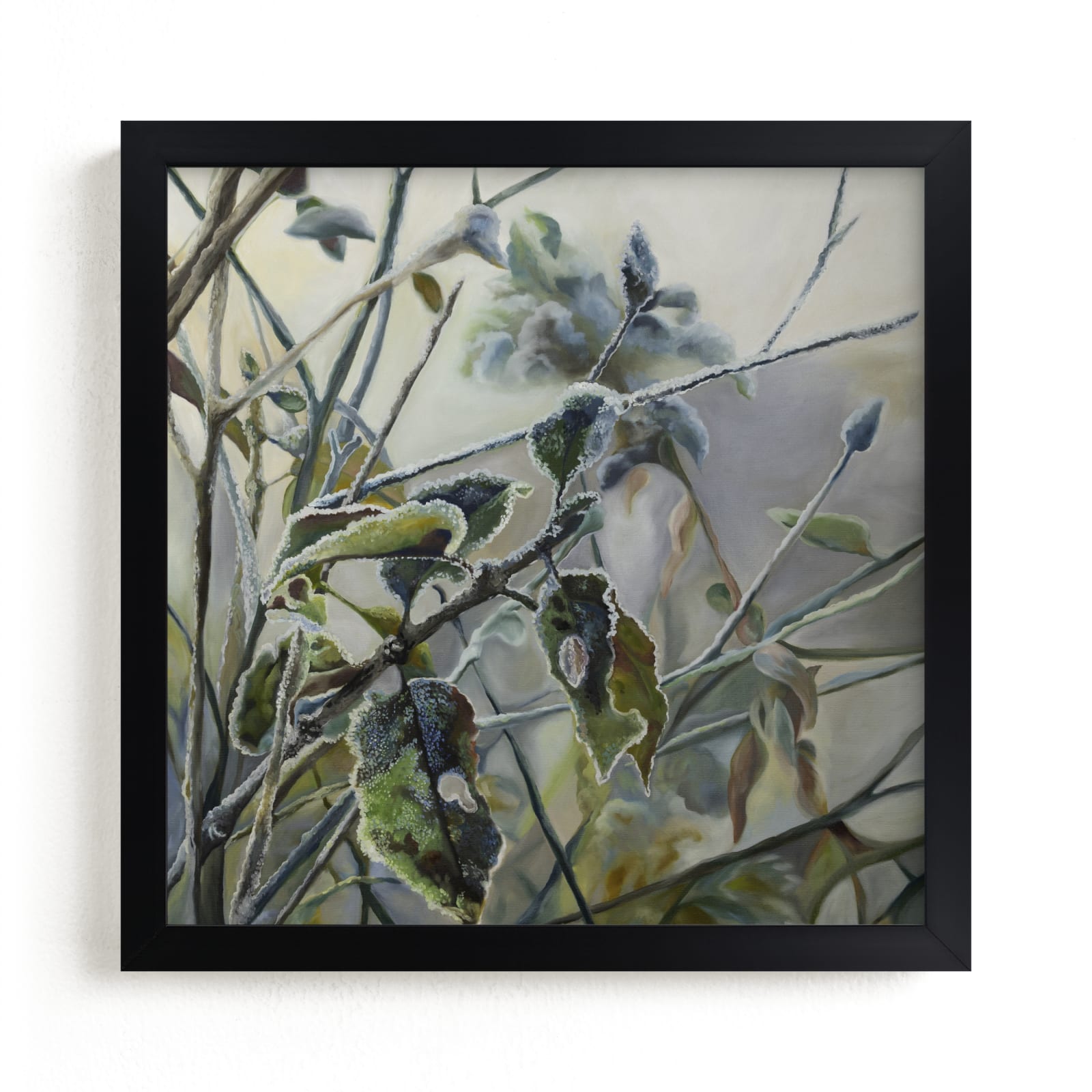 "Frosted by Fog 2" by Mandy Trimble Leonard in beautiful frame options and a variety of sizes.