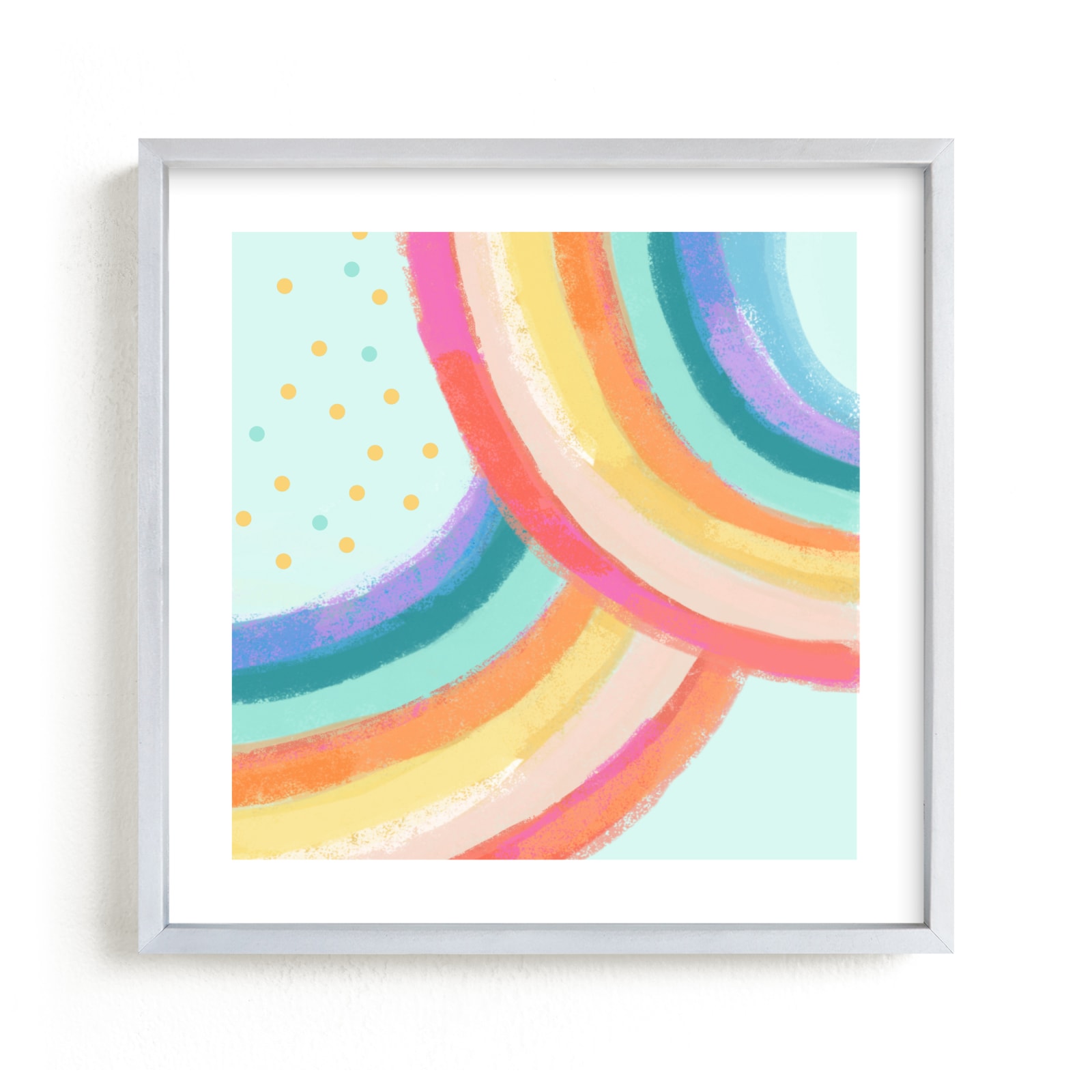 "Ventura Rainbow ll" - Limited Edition Art Print by AlisonJerry in beautiful frame options and a variety of sizes.
