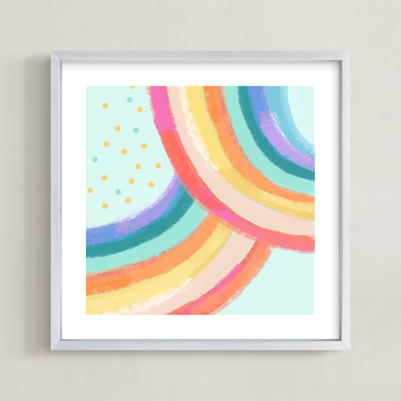 "Ventura Rainbow ll" - Limited Edition Art Print by AlisonJerry in beautiful frame options and a variety of sizes.