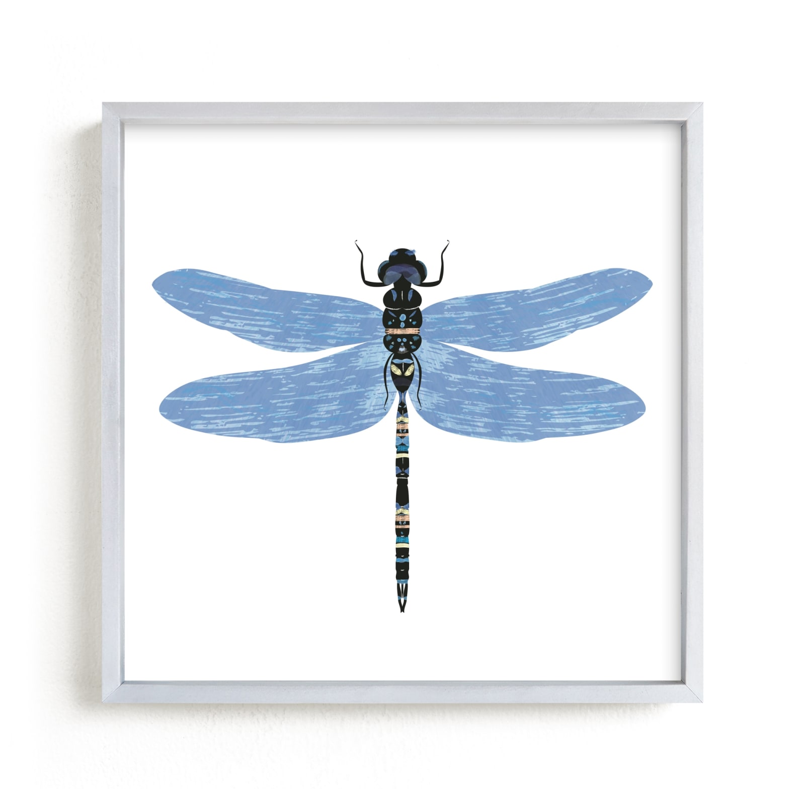 "I am the dragonfly" - Art Print by Rebecca Marchese in beautiful frame options and a variety of sizes.