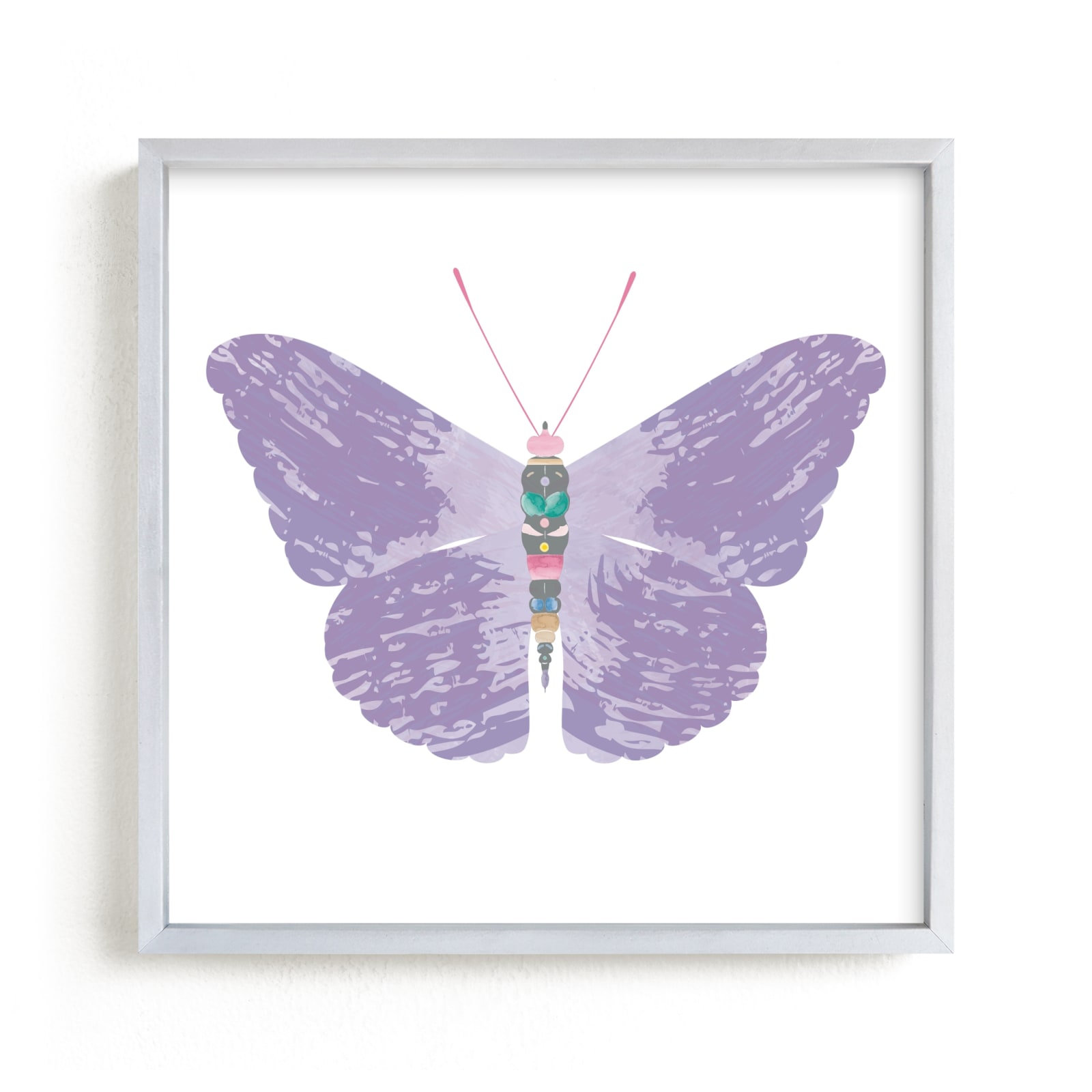 "I am the butterfly" - Art Print by Rebecca Marchese in beautiful frame options and a variety of sizes.
