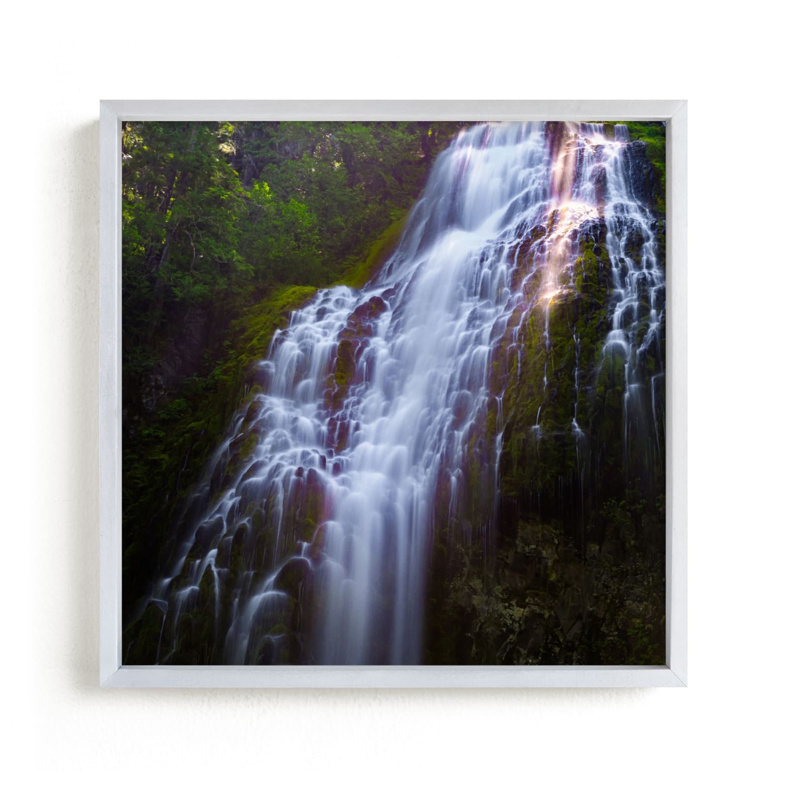 "Proxy Falls, Three Sisters Wilderness" by Abby Ehntholt in beautiful frame options and a variety of sizes.