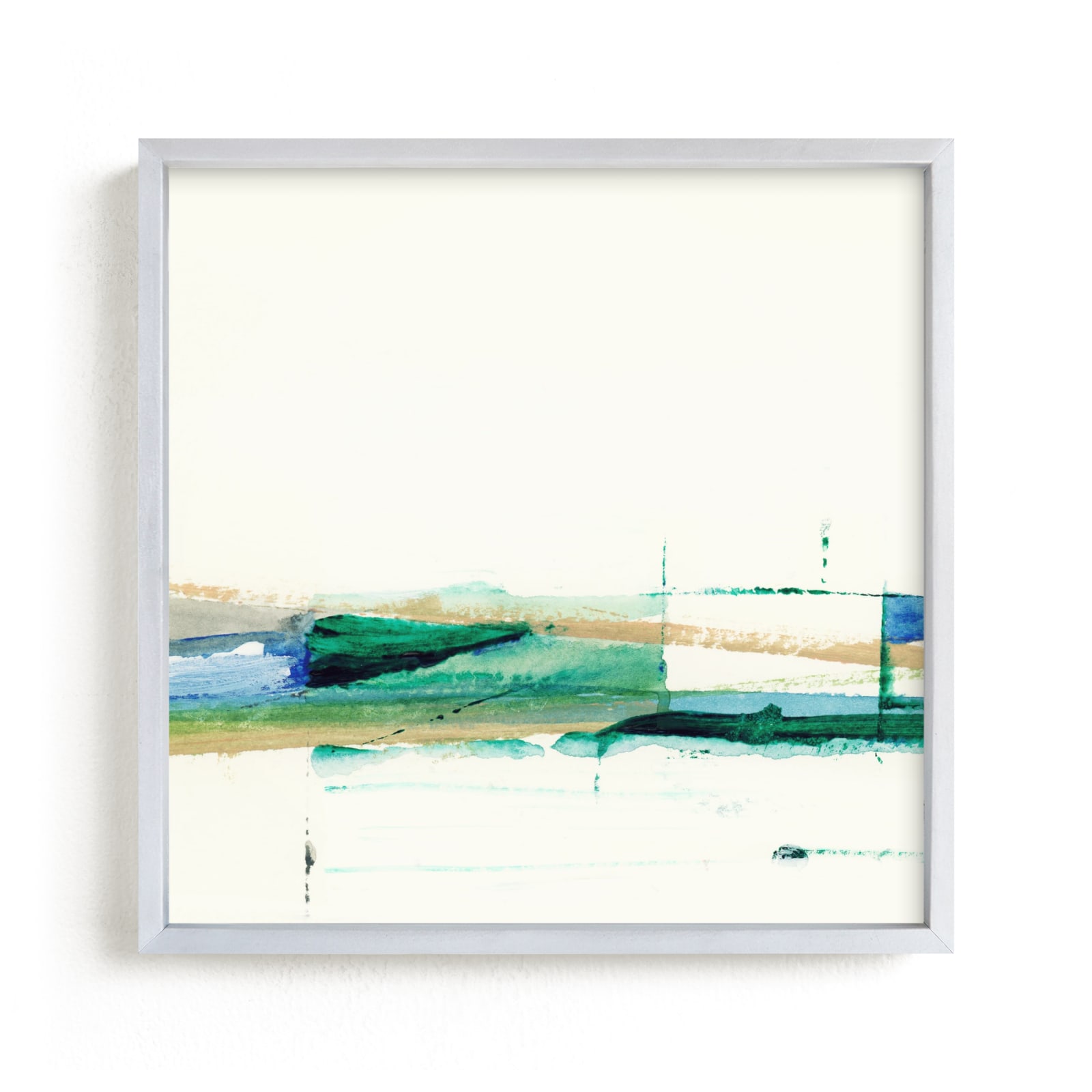 "Deconstructed Beach" by Mande Calhoun in beautiful frame options and a variety of sizes.