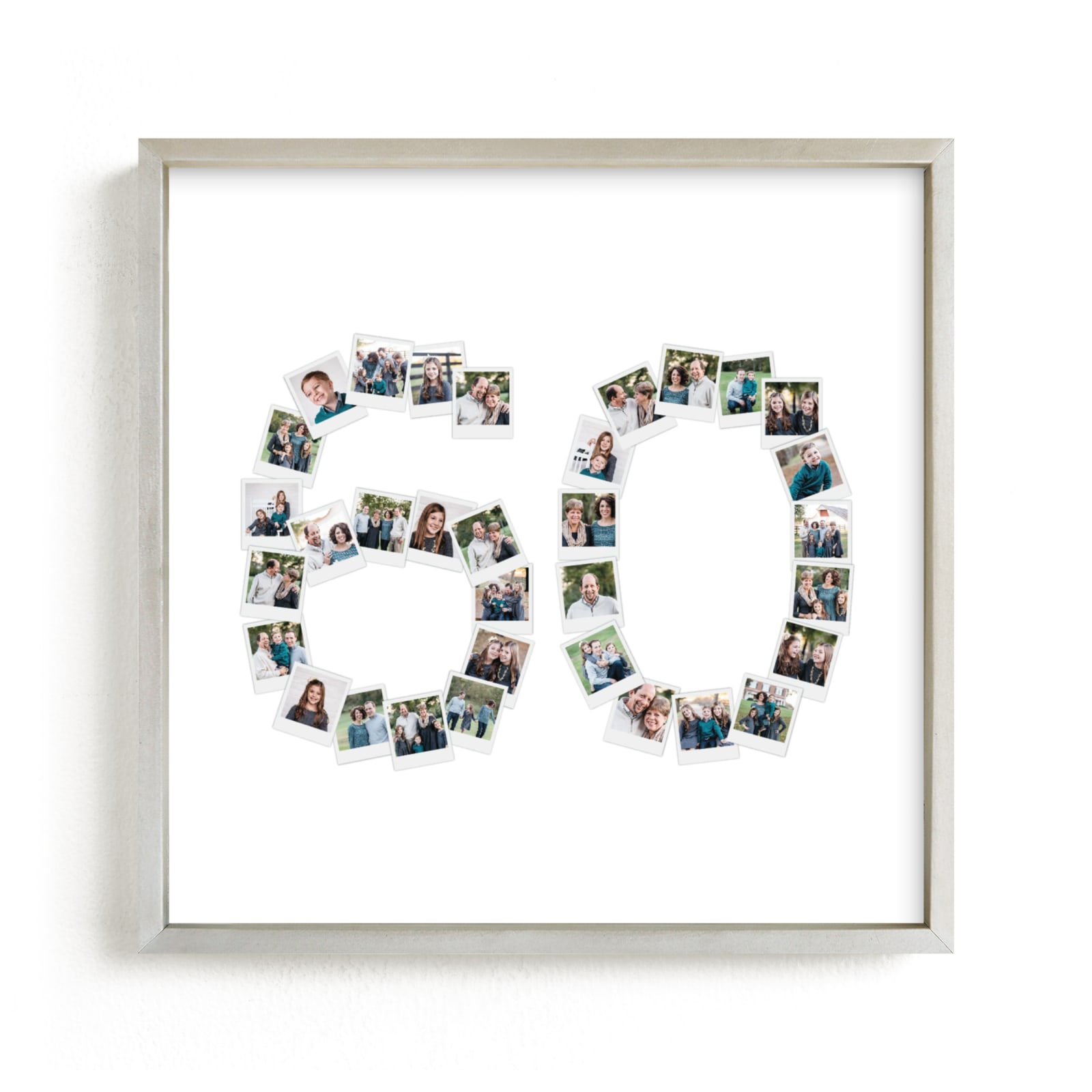 "60" - Custom Photo Art by Minted in beautiful frame options and a variety of sizes.