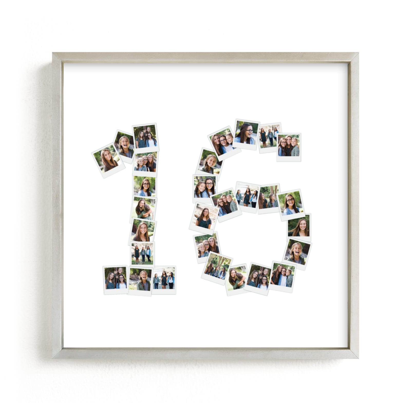 "16" - Custom Photo Art by Minted in beautiful frame options and a variety of sizes.