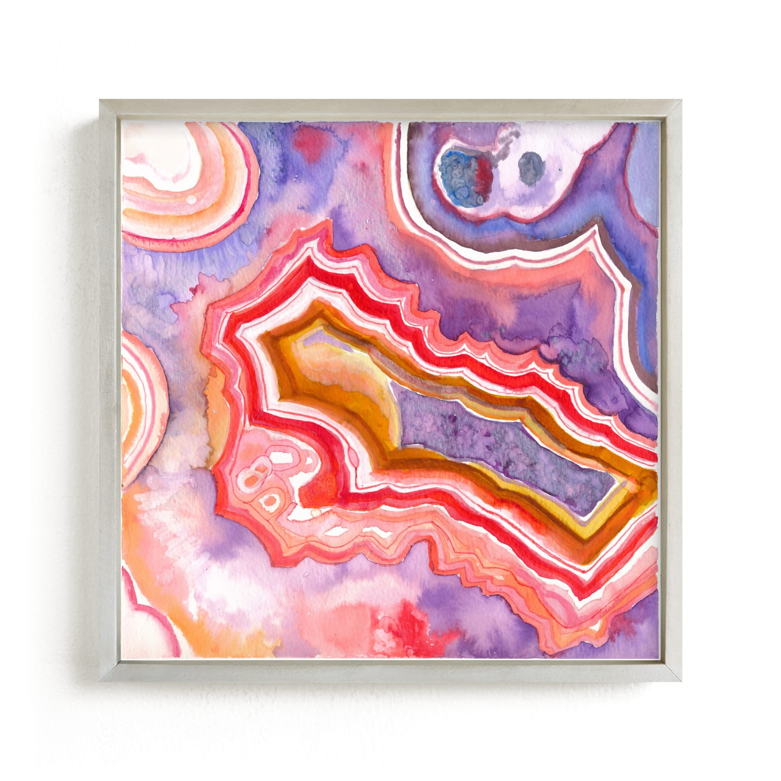"Abstract Agate" - Limited Edition Art Print by Laura Rodil in beautiful frame options and a variety of sizes.