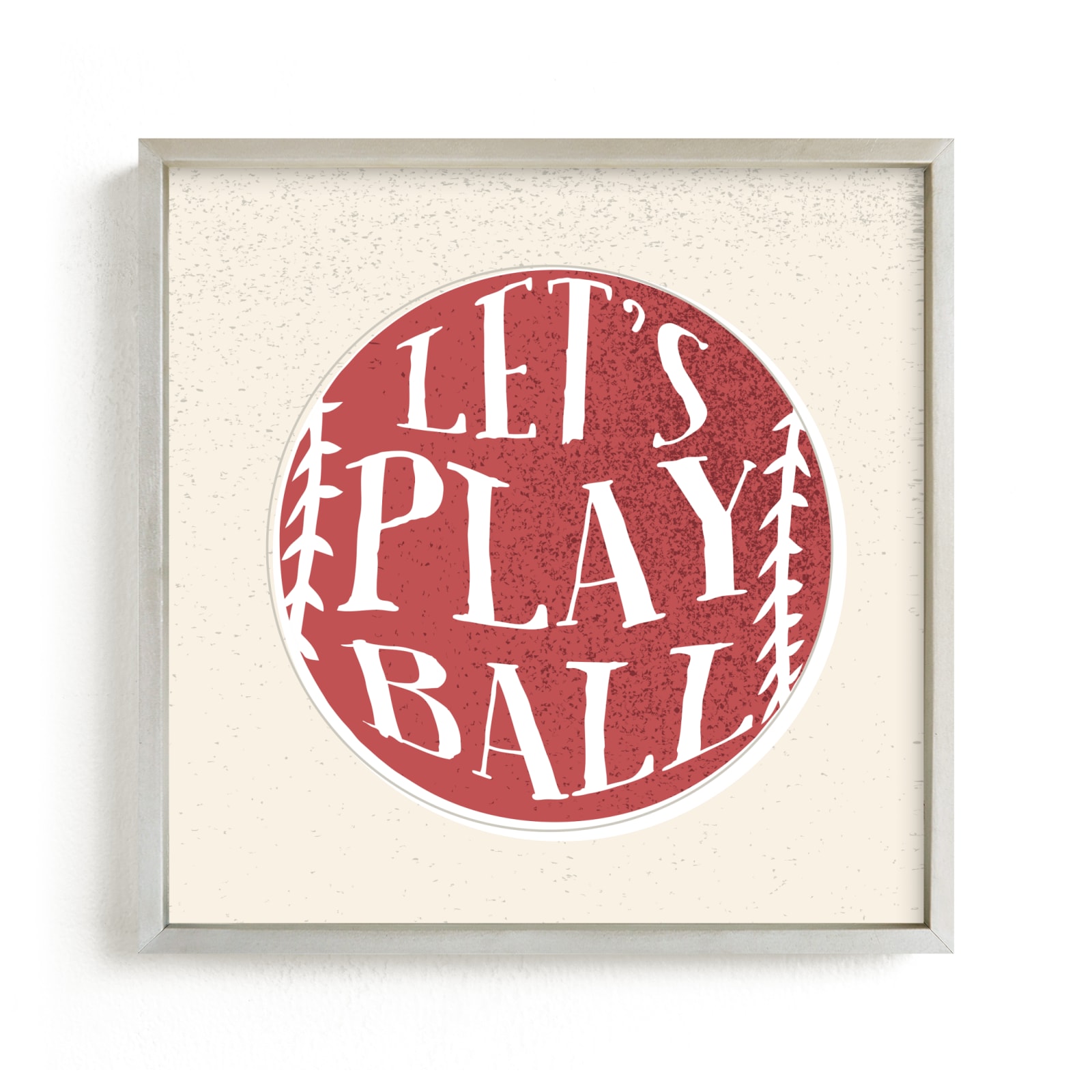 "Let's Play Ball!" - Grownup Open Edition Non-custom Art Print by Oma N. Ramkhelawan in beautiful frame options and a variety of sizes.