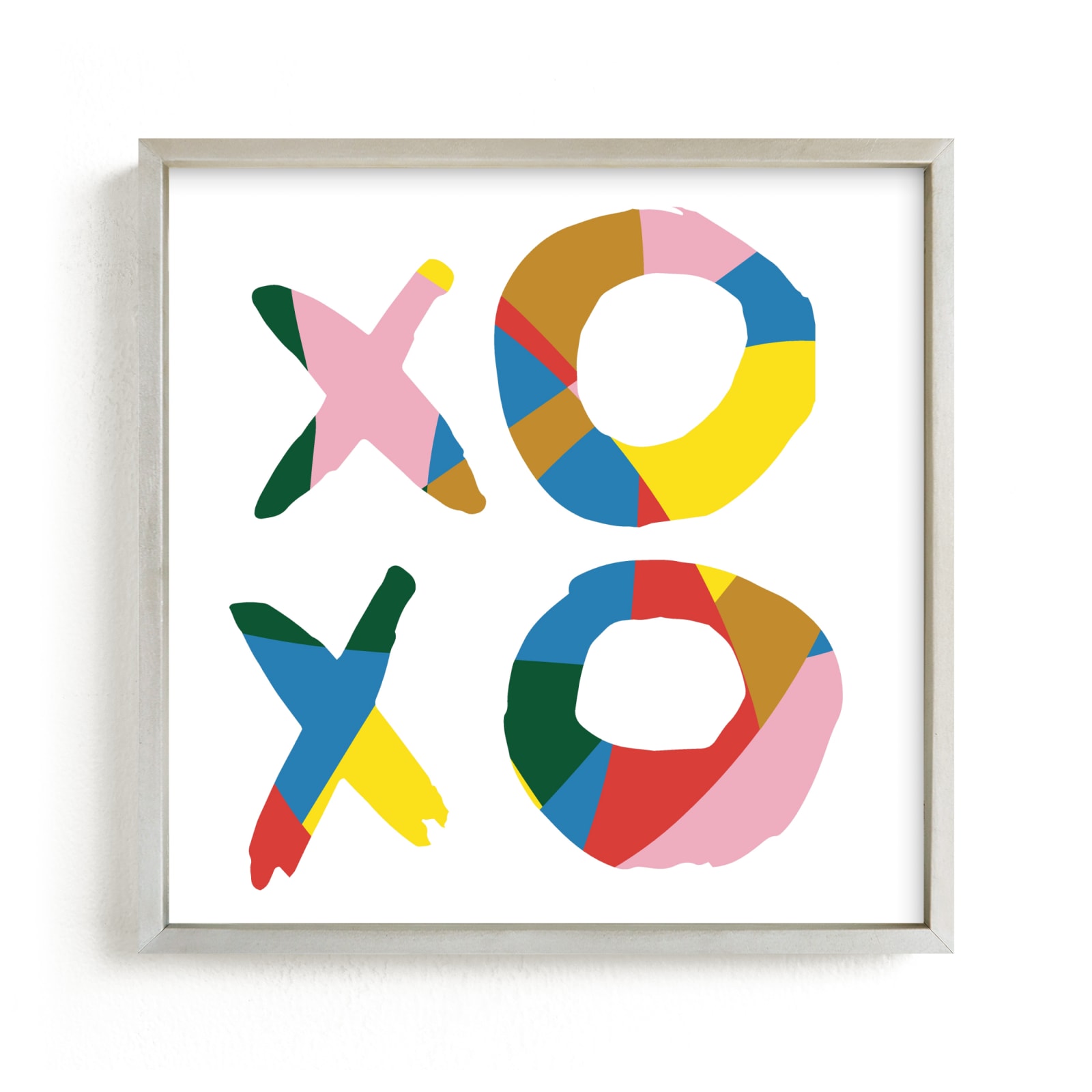 "xoxo - be bright" - Limited Edition Art Print by Christina Flowers in beautiful frame options and a variety of sizes.