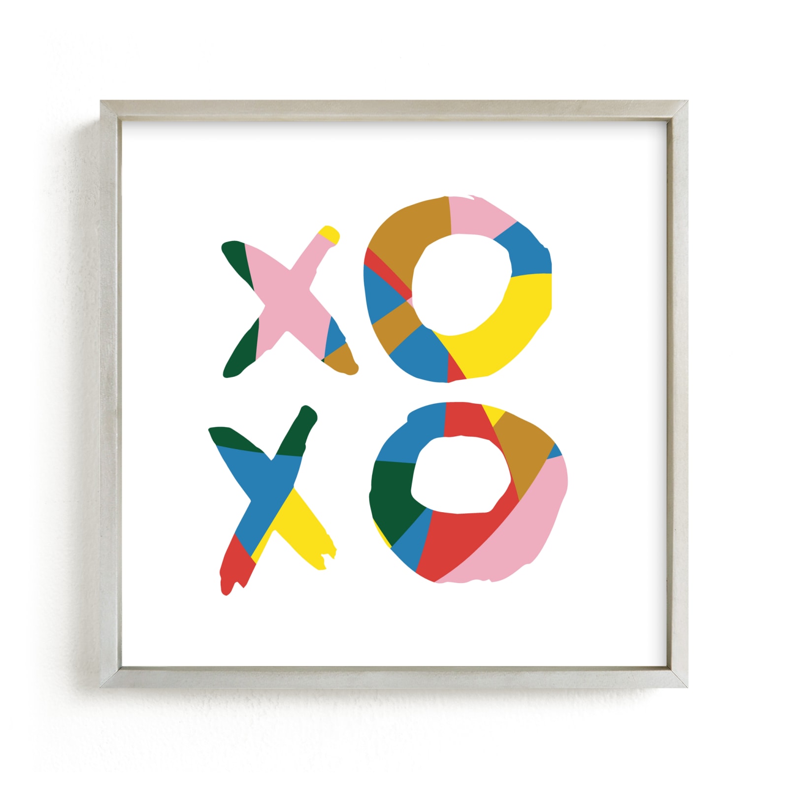 "xoxo - be bright" - Limited Edition Art Print by Christina Flowers in beautiful frame options and a variety of sizes.